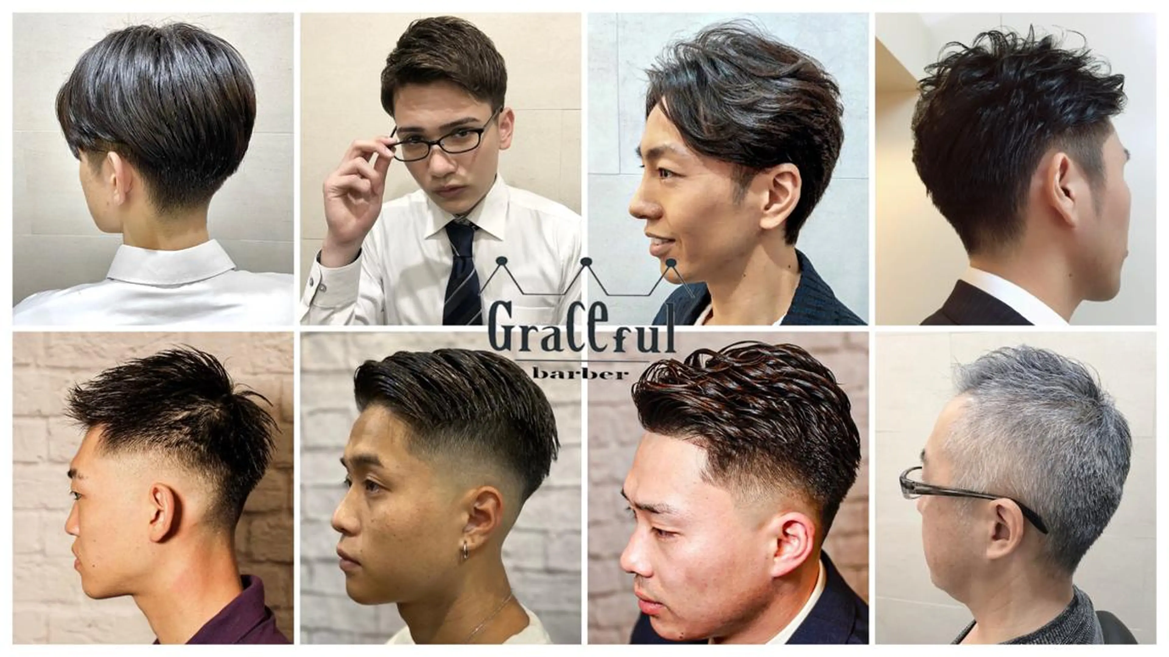 ショート ショートヘア グレイスフルバーバープラチナム六本木店所属・六本木メンズヘア 大橋勇貴のヘアスタイル