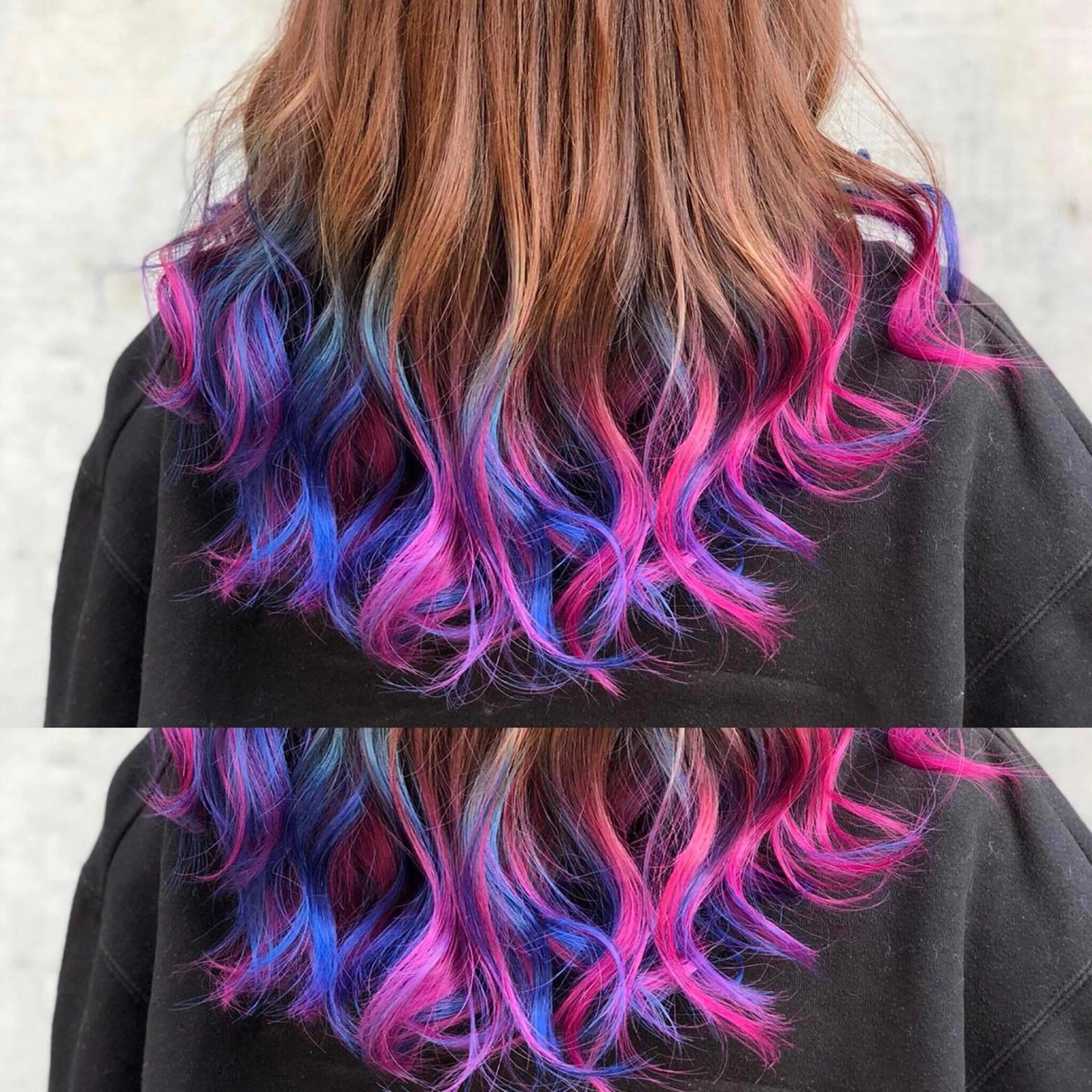 ミディアム カラー ヘアアレンジ ユニコーンカラー ALLY（アリー）所属・ミニモお気に入り数 No.1宍戸雄弥のヘアスタイル