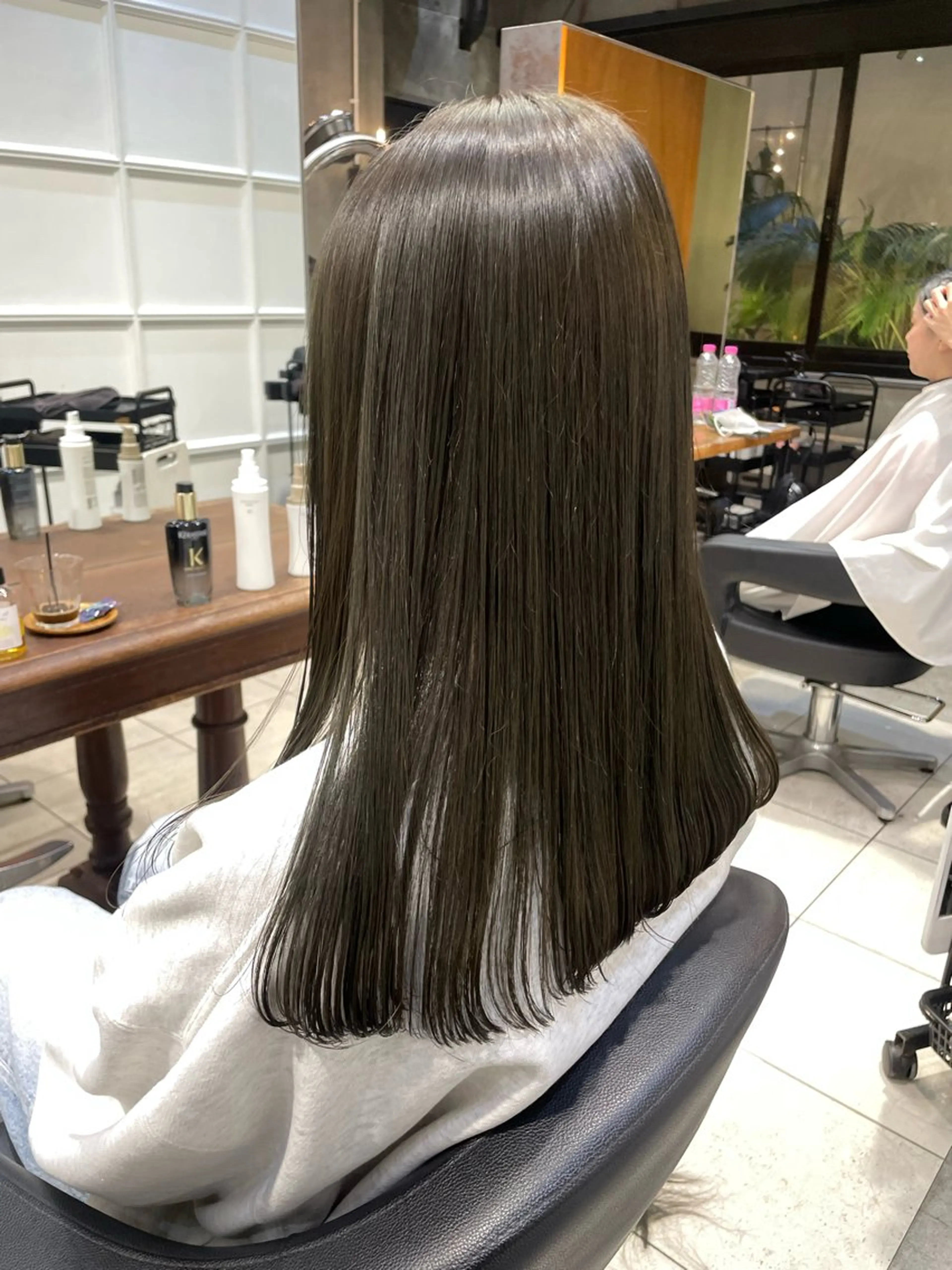 ロング カラー パーマ ヘアアレンジ レイヤー/ 透明感カラー/マドカのヘアスタイル