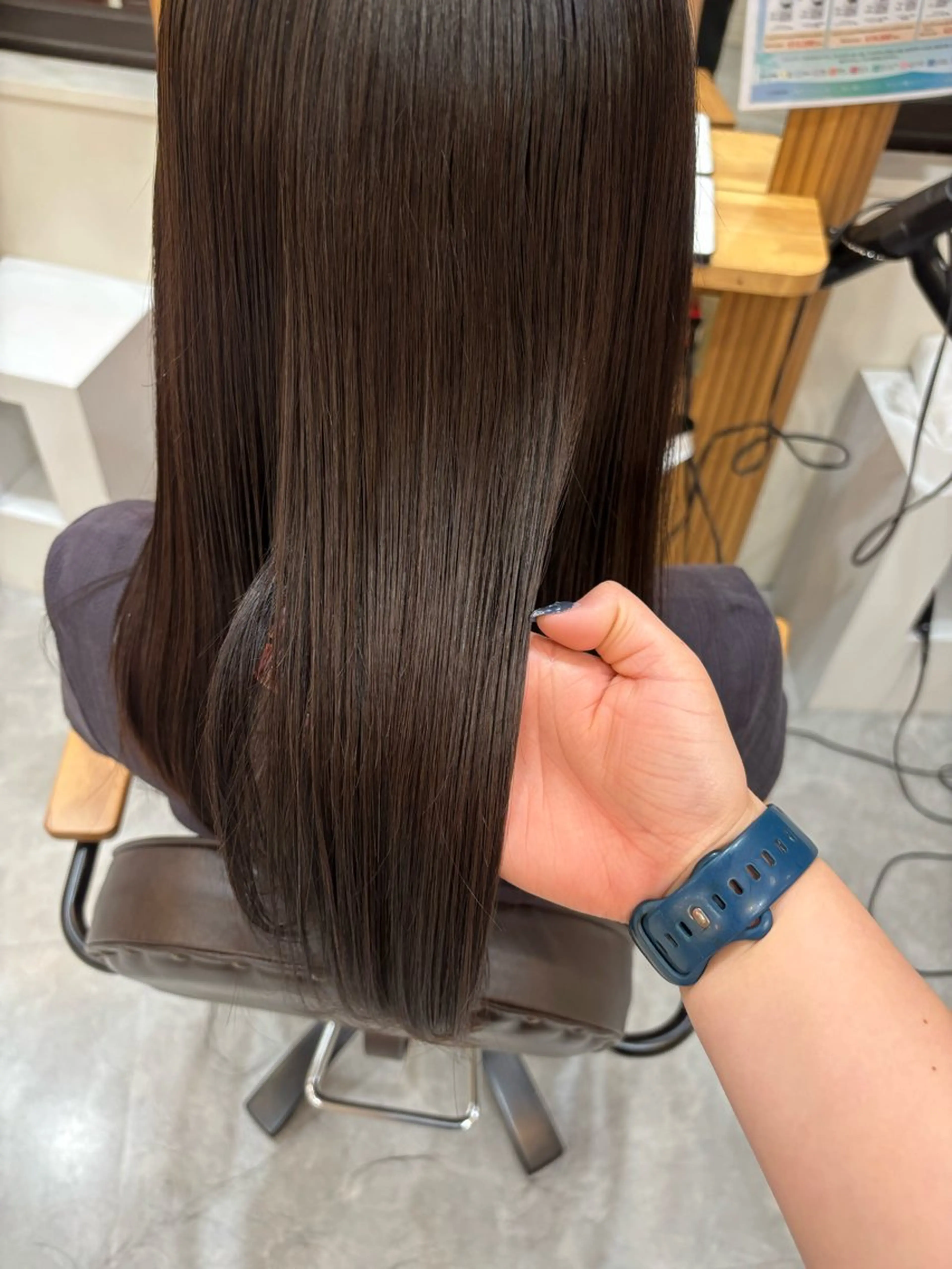 ロング パーマ 縮毛矯正 カット 縮毛矯正 ROPE 本厚木店 かなみのヘアスタイル