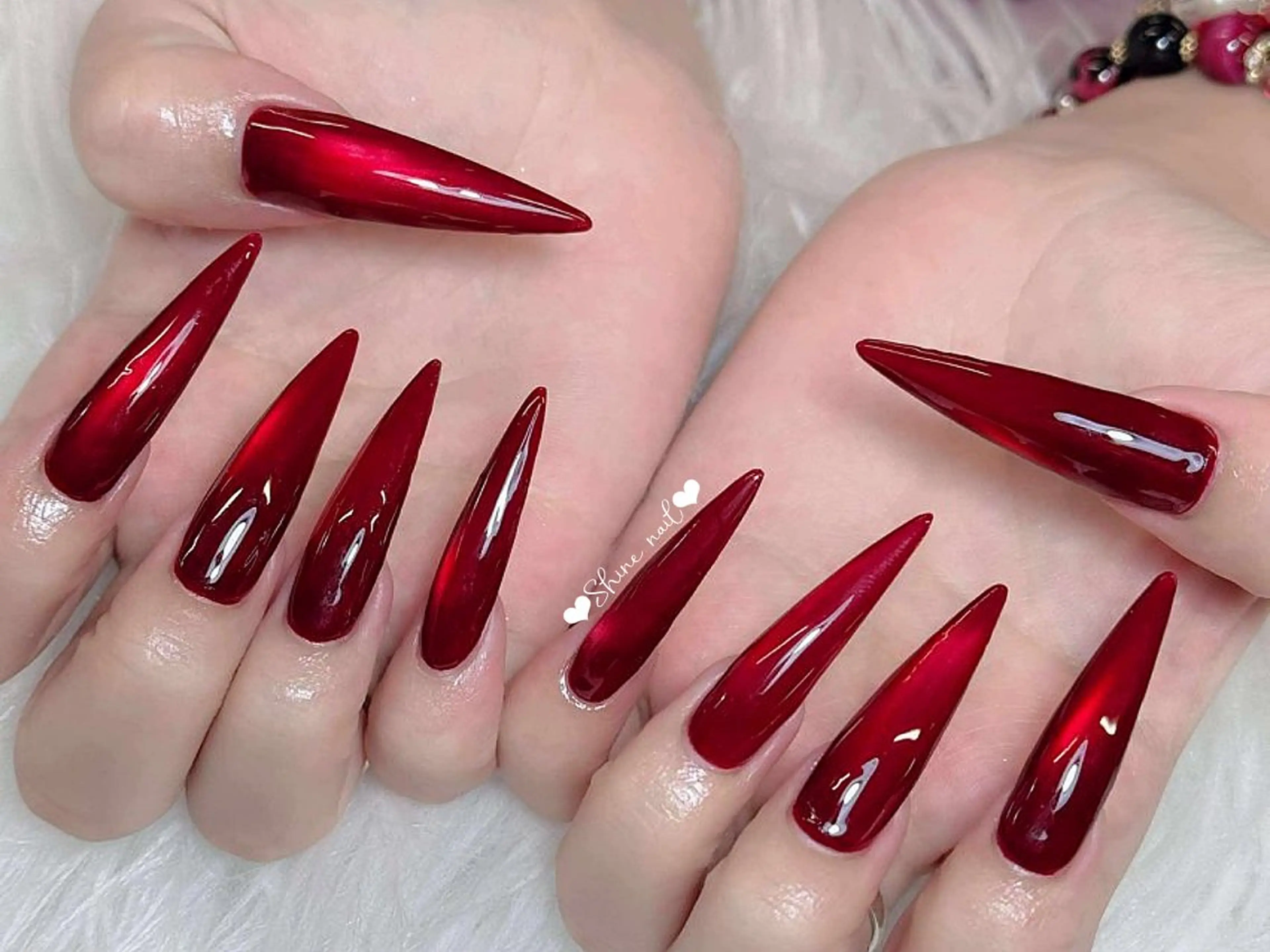 ネイル ハンドネイル 〜Shine Nail〜【サイナネイル】パラジェル／ 長さだし／持ち込み／ワンホン／フィルイン所属・サイナ🎀 長さだし&デザインのネイルデザイン