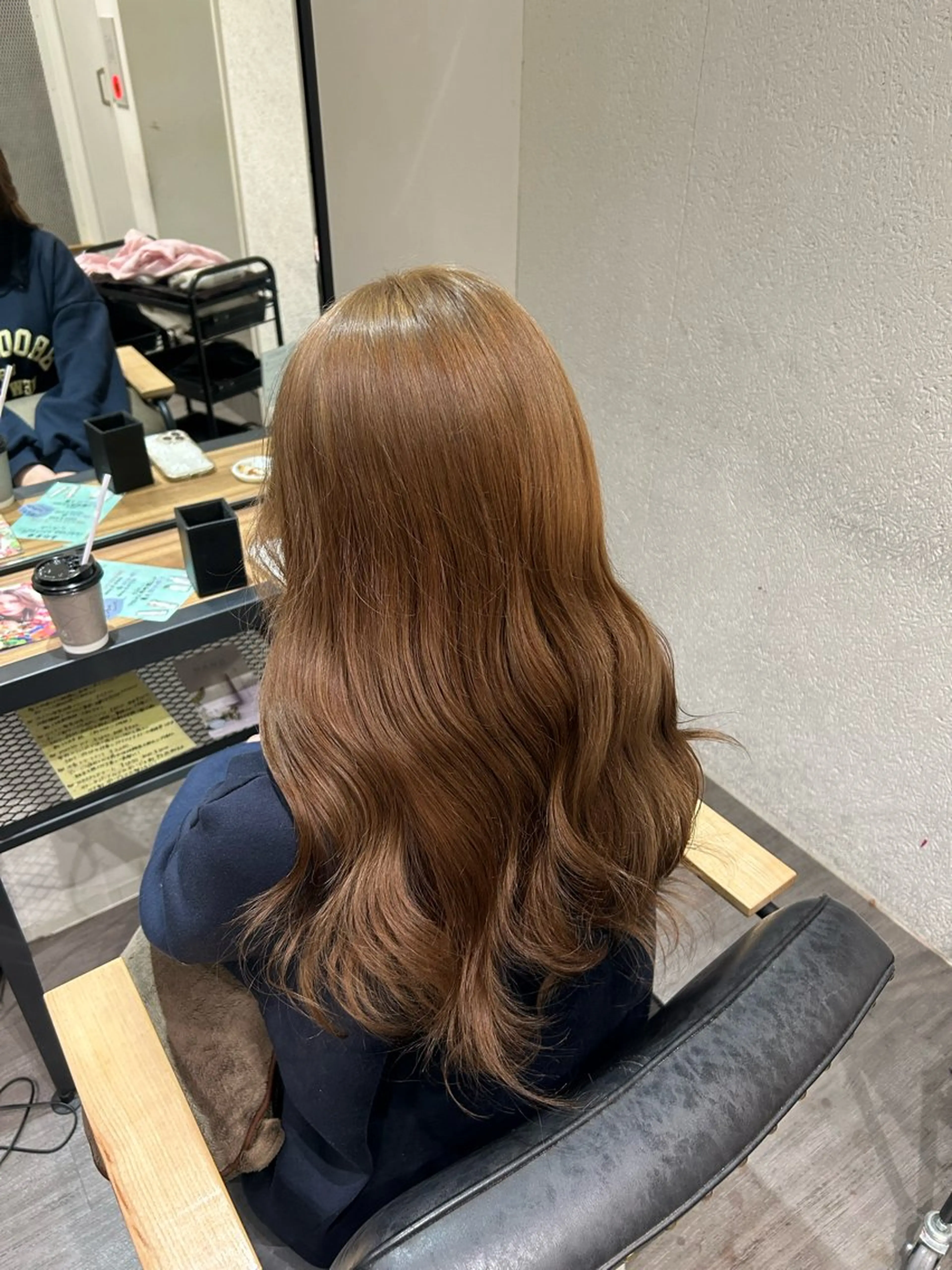 ロング カラー ヘアアレンジ ベージュカラー ヘーゼル ヘアカラー トリートメント カラーリスト💟草間 紫音💟のヘアスタイル