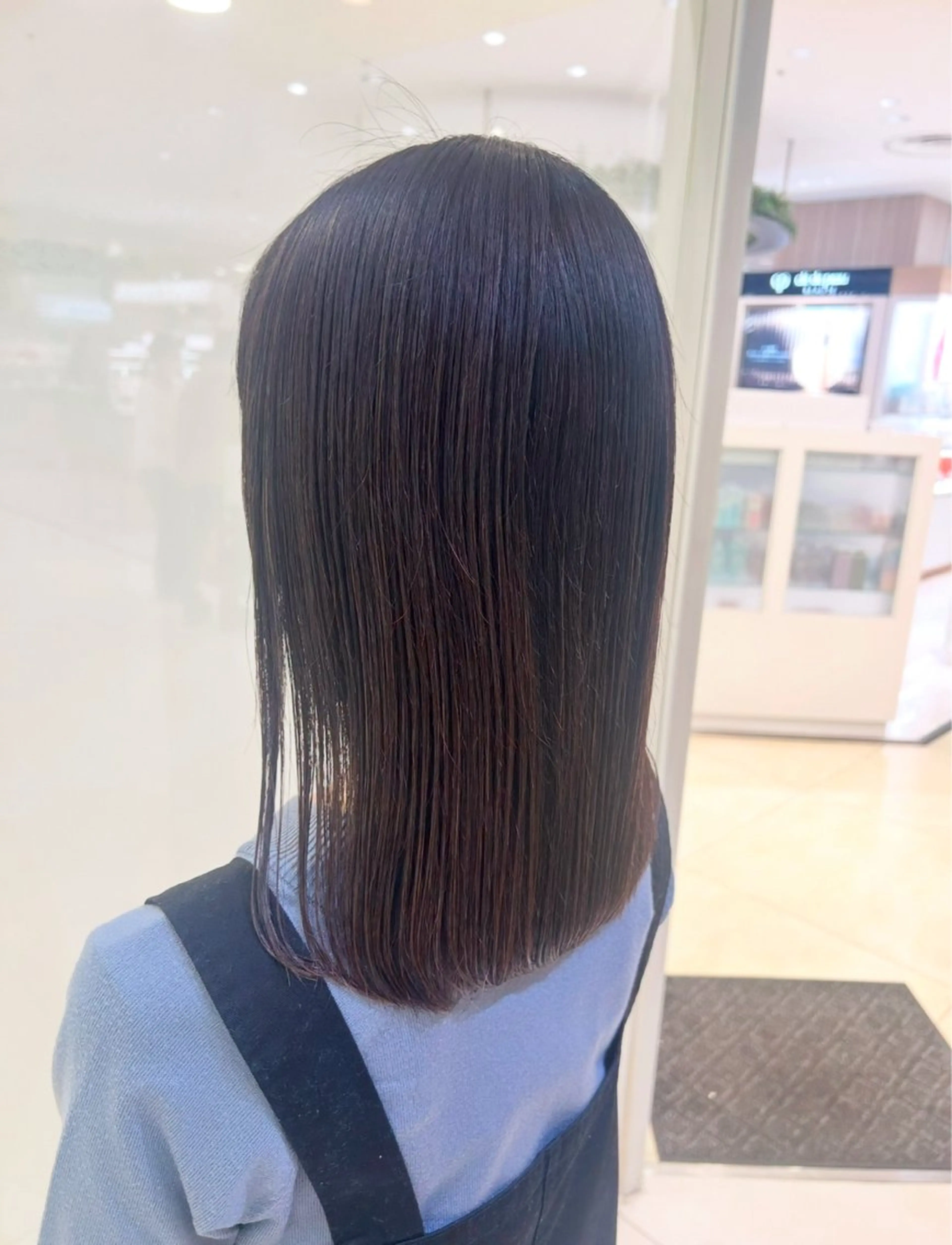 ミディアム カラー 艶質改善/縮毛矯正 ササキナツミのヘアスタイル