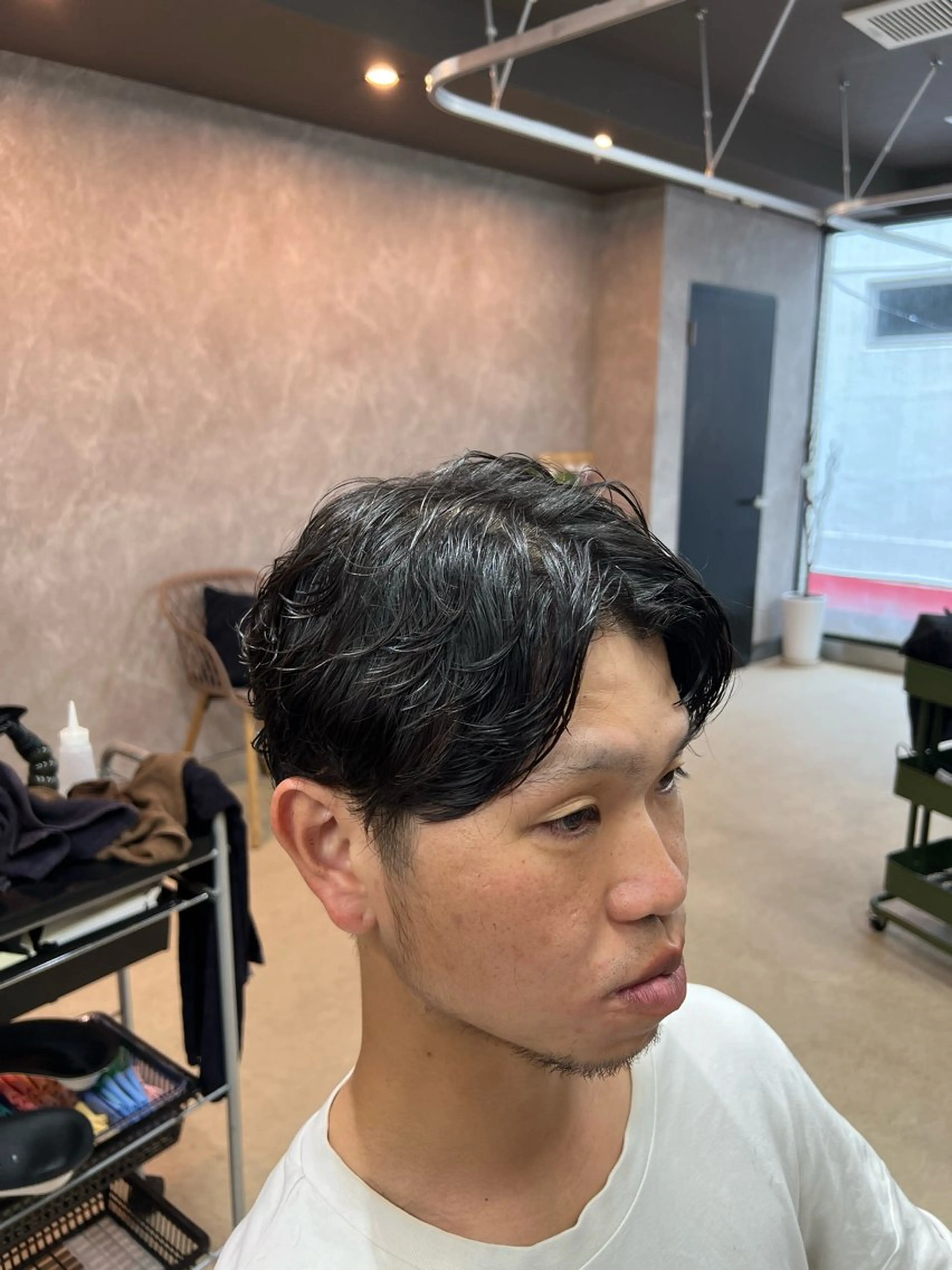 パーマ メンズ メンズパーマ ニュアンスパーマ カット パーマ 🌻belle /JUMA🌻のヘアスタイル