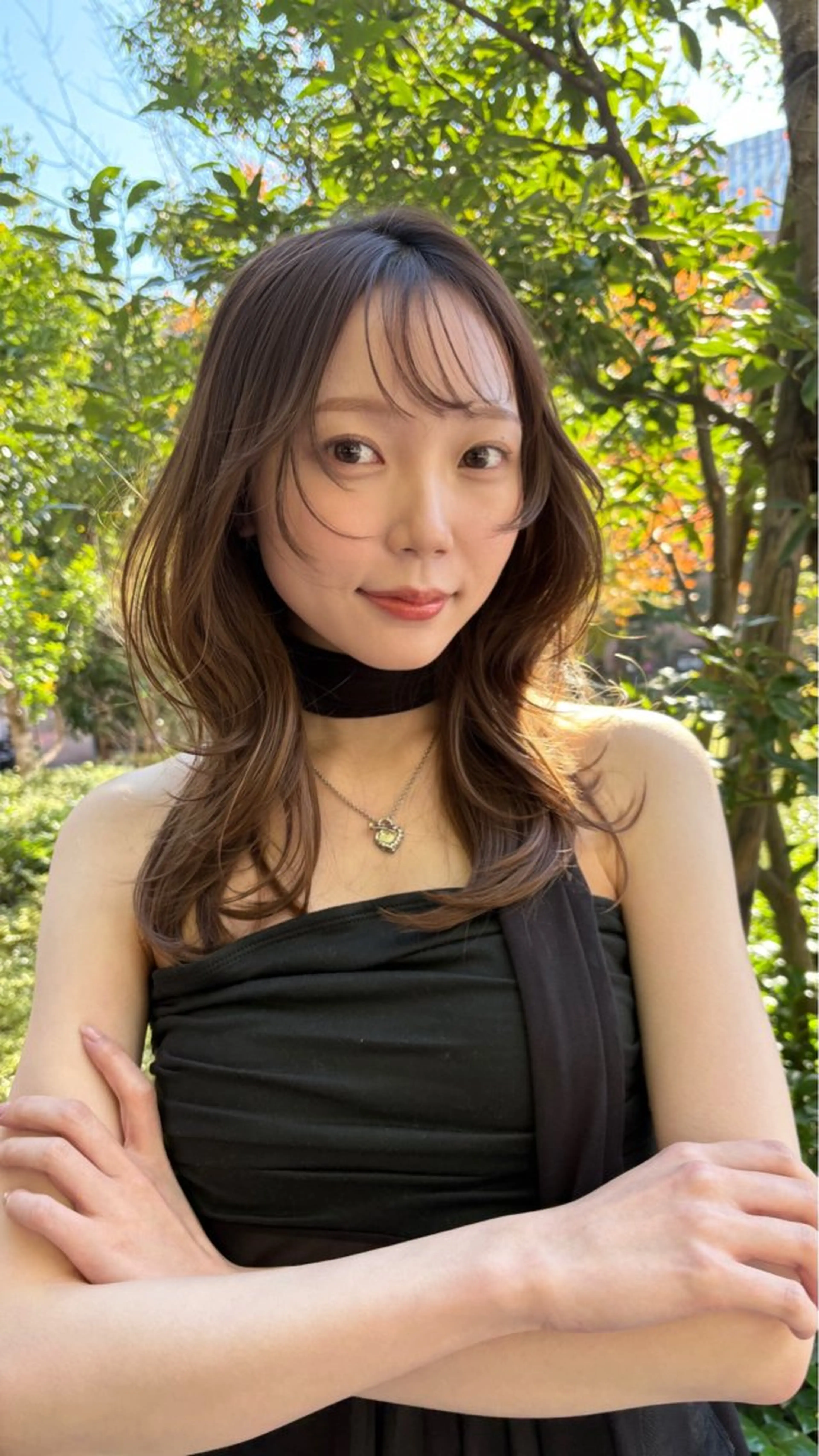 セミロング カラー 顔まわりレイヤー 顔周りカット ハッシュカット レイヤーカット カット ヘアカラー レイヤーカット ♥kanaのヘアスタイル