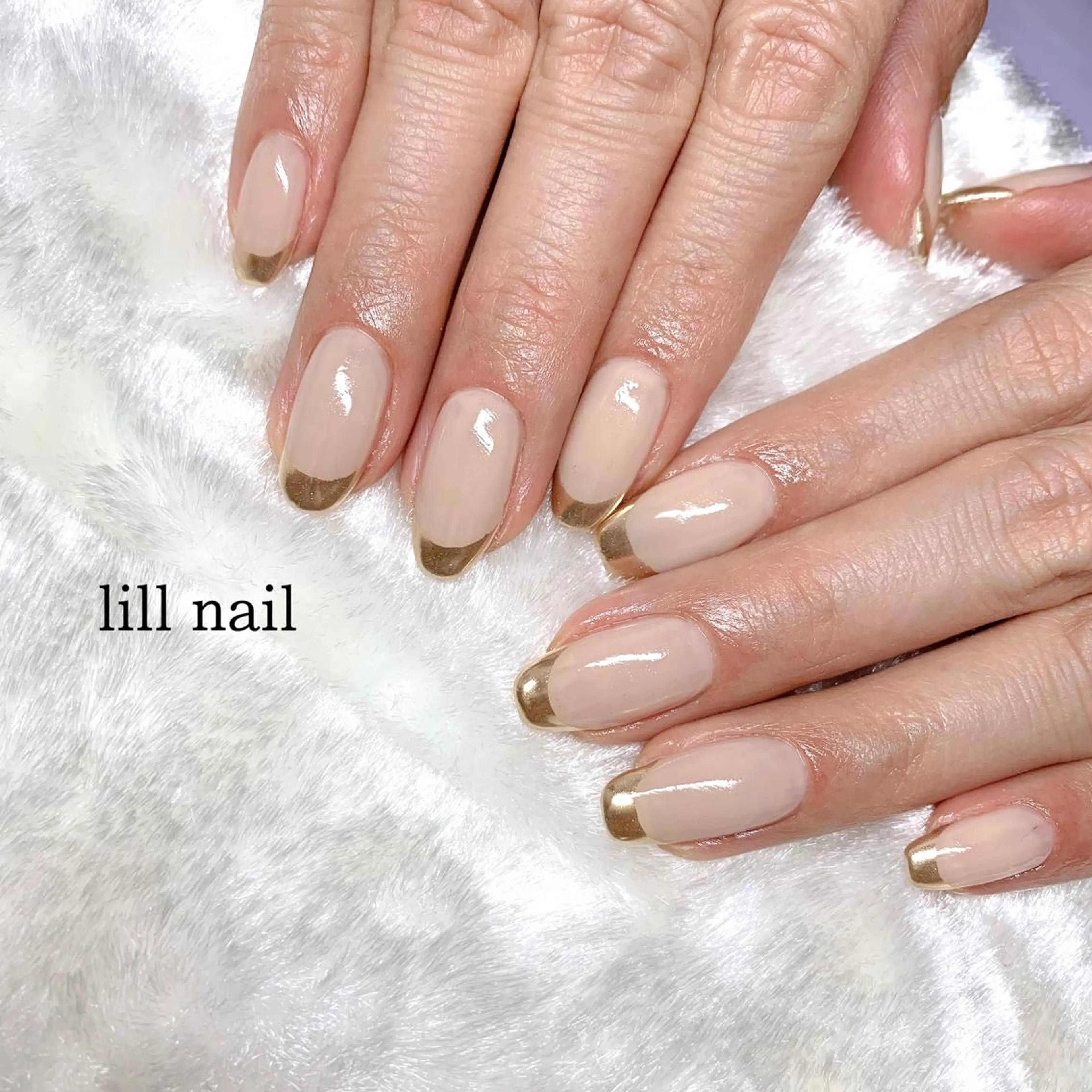 セミロング pllia beautyのネイルデザイン