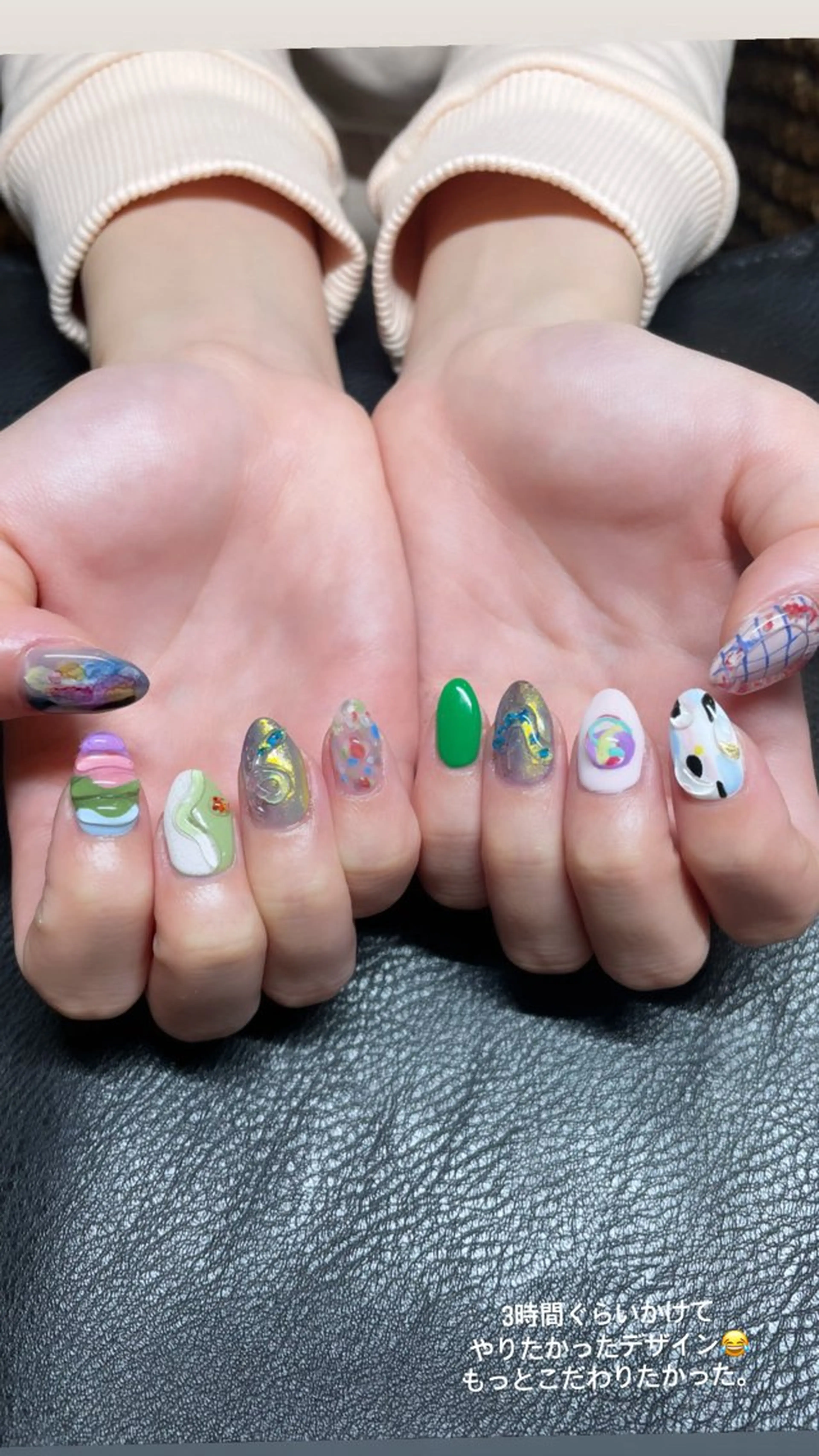 ネイル ハンドネイル オーロラ所属・YUI nailのネイルデザイン