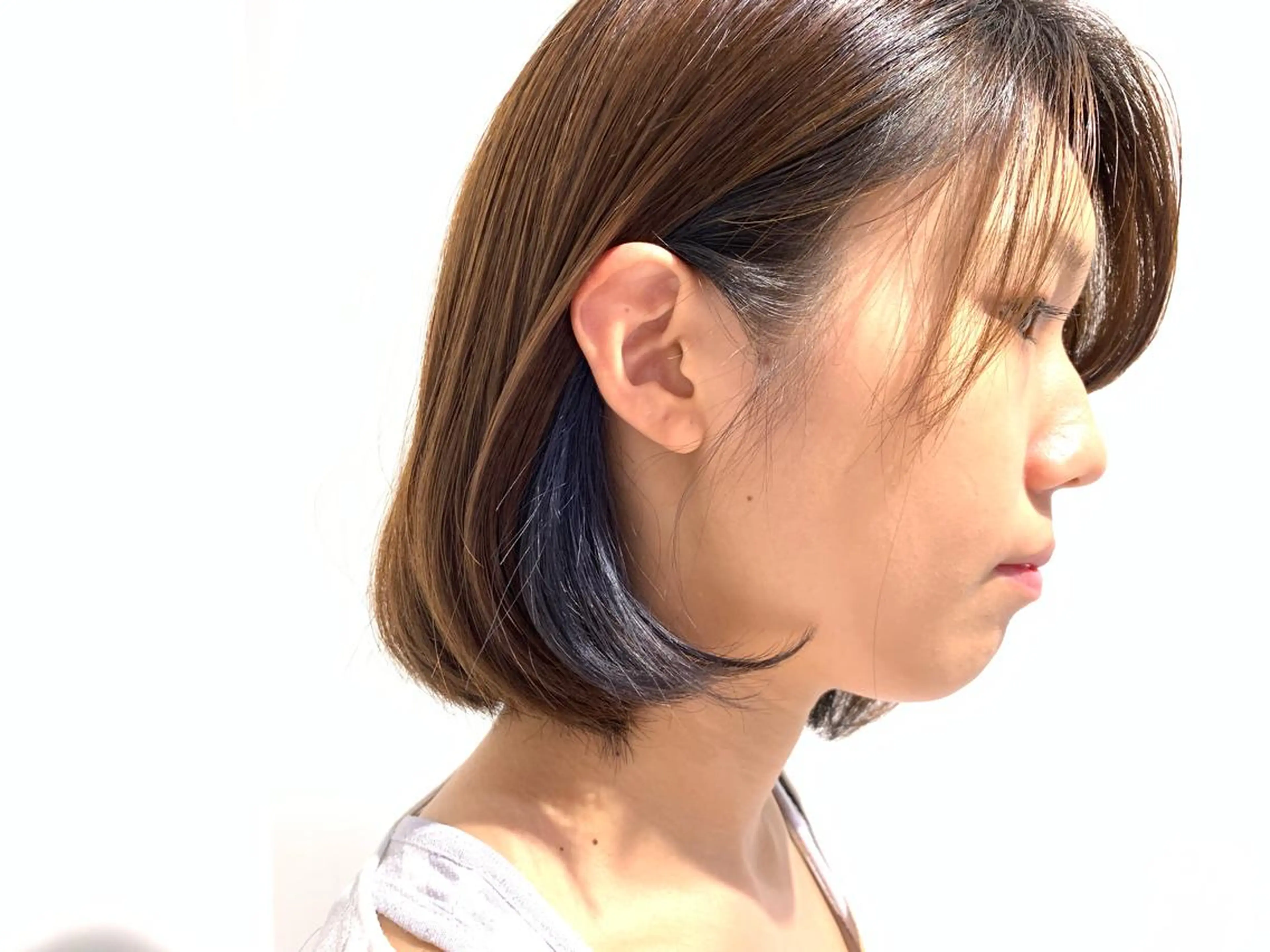 ショート カット ヘアカラー トリートメント ツイストスパイラル 波巻き🩵片平和香奈のヘアスタイル