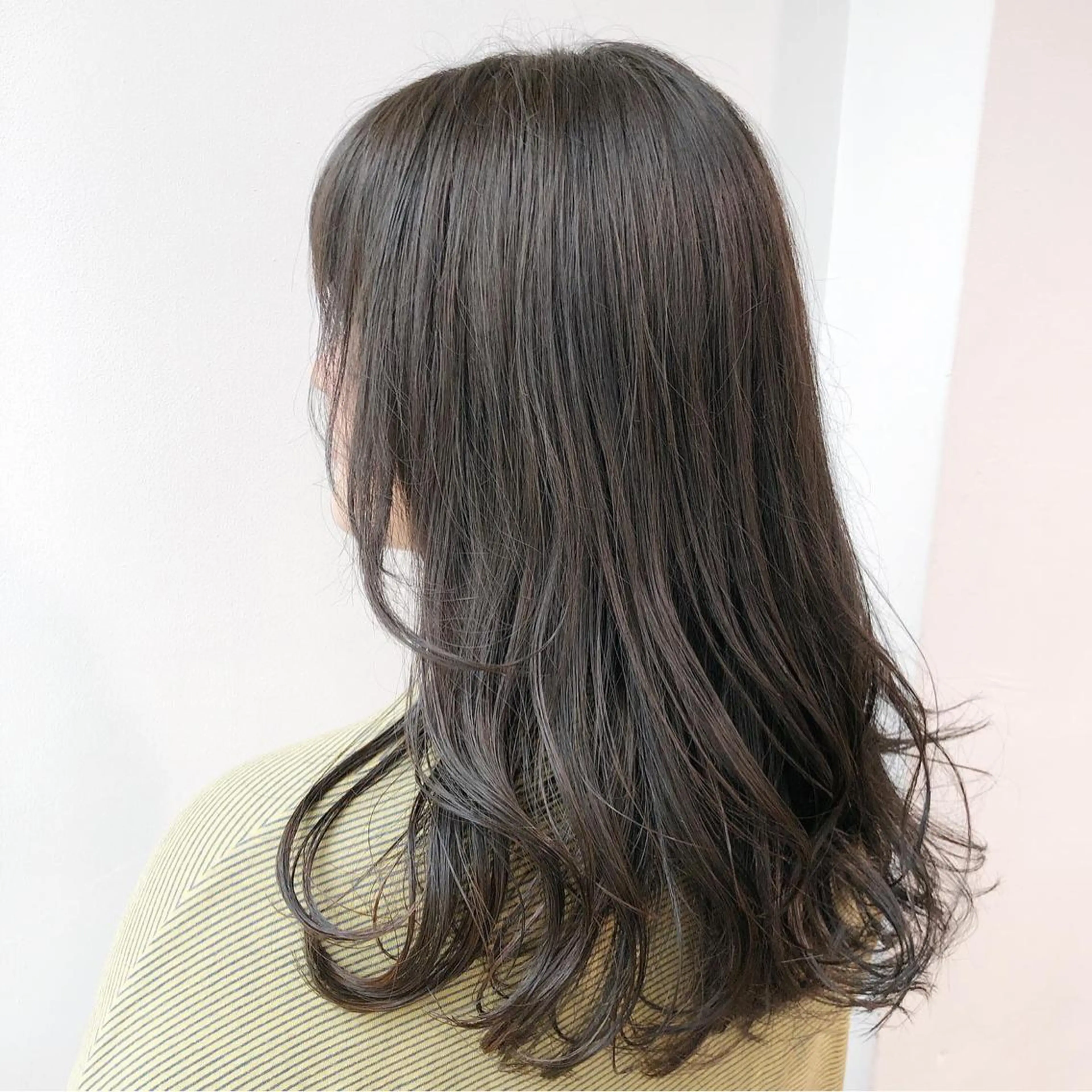 ミディアム カラー グレージュ ヘアカラー トリートメント ヘアセット ❤️sai❤️ official❤️のヘアスタイル