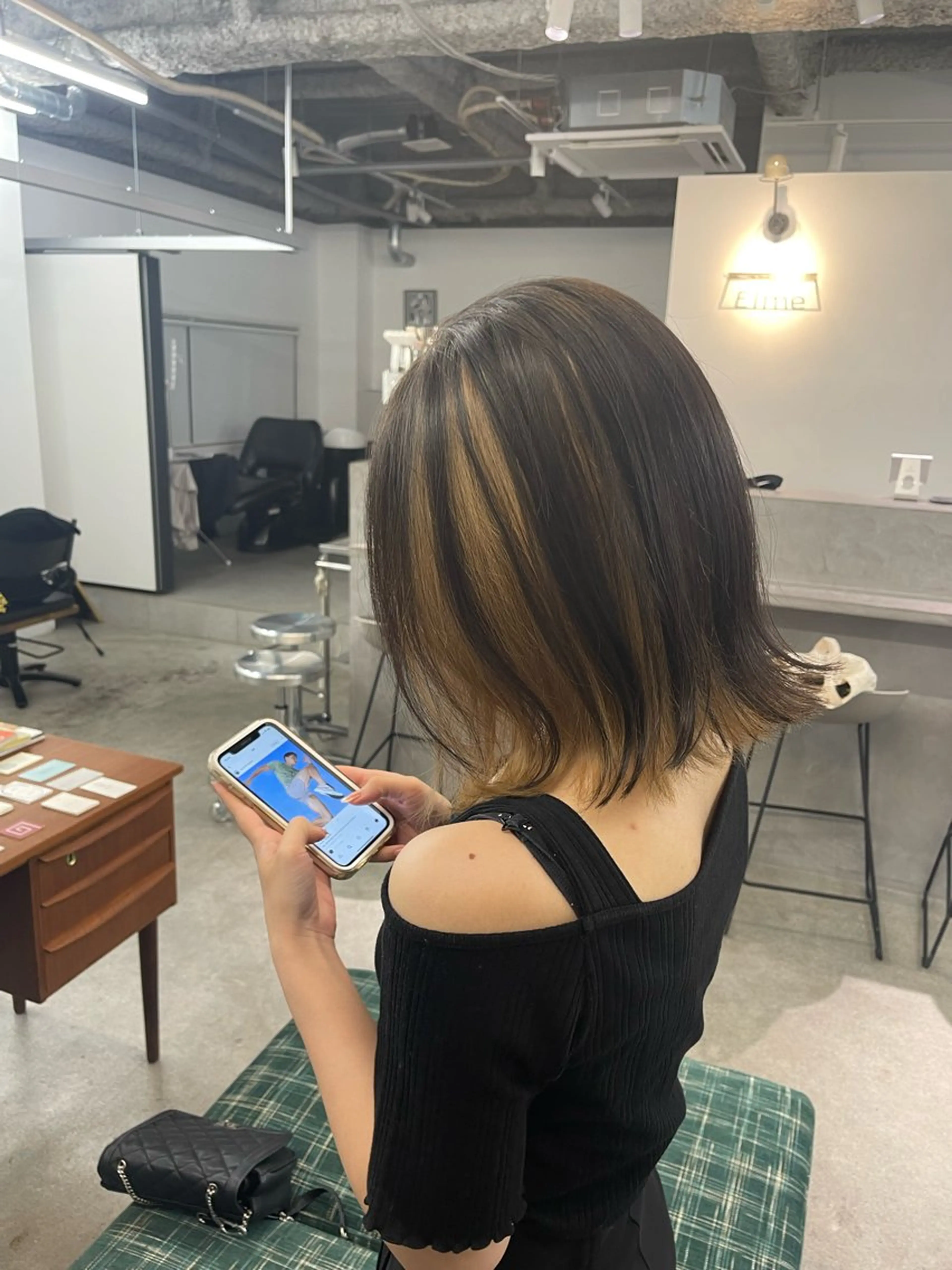 カラー Elme所属・デビュー前割引中🔥 平口はのんのヘアスタイル