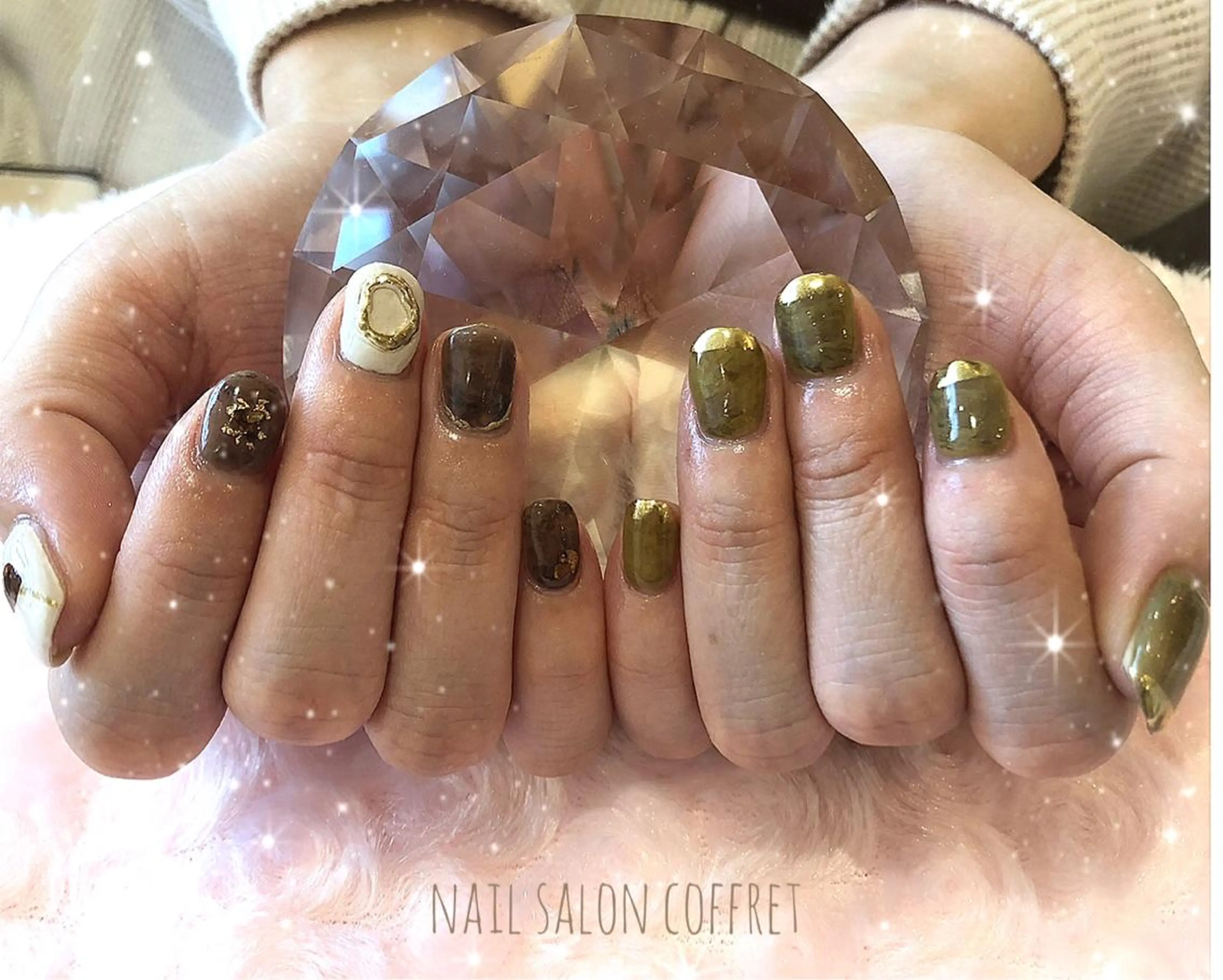 ネイル ミラーネイル WOLTOKYO池袋 💕maiのネイルデザイン