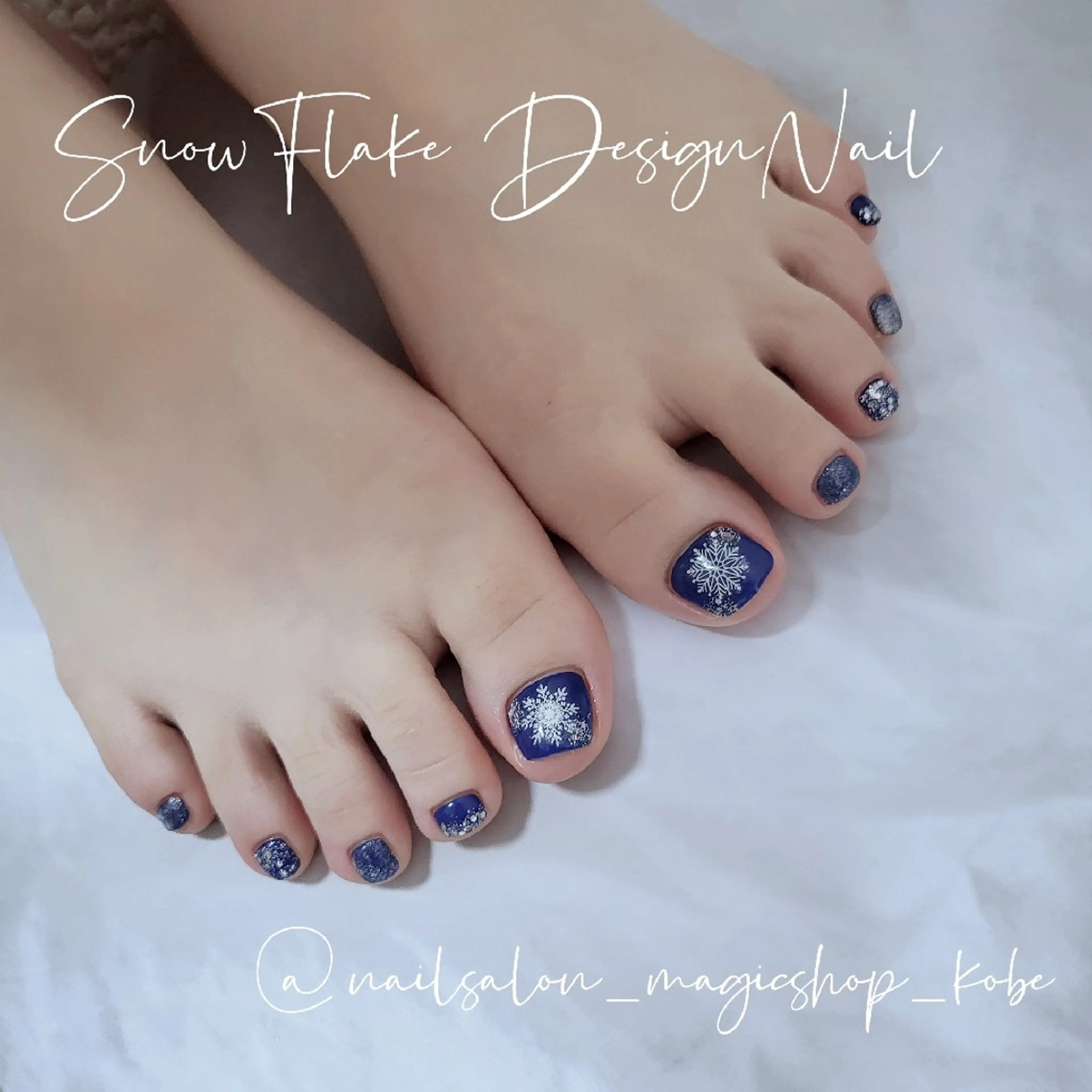 ネイル フットネイル ジェルネイル ゴージャス ラメ(グリッター) マグネットネイル フットネイル Nailsalon MagicShopのネイルデザイン