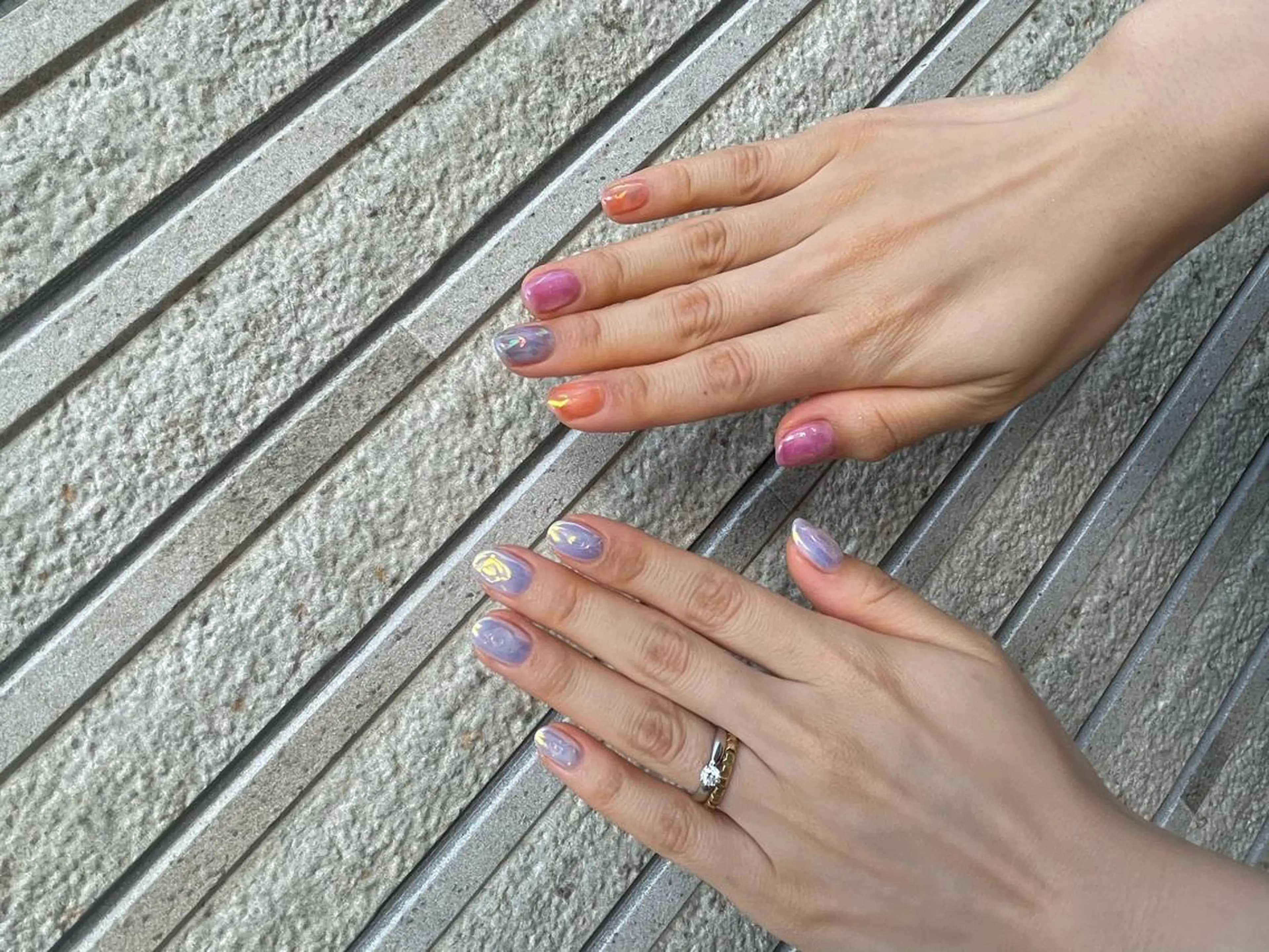 ネイル 氷ネイル・うるうるネイル MH_ Nailのネイルデザイン
