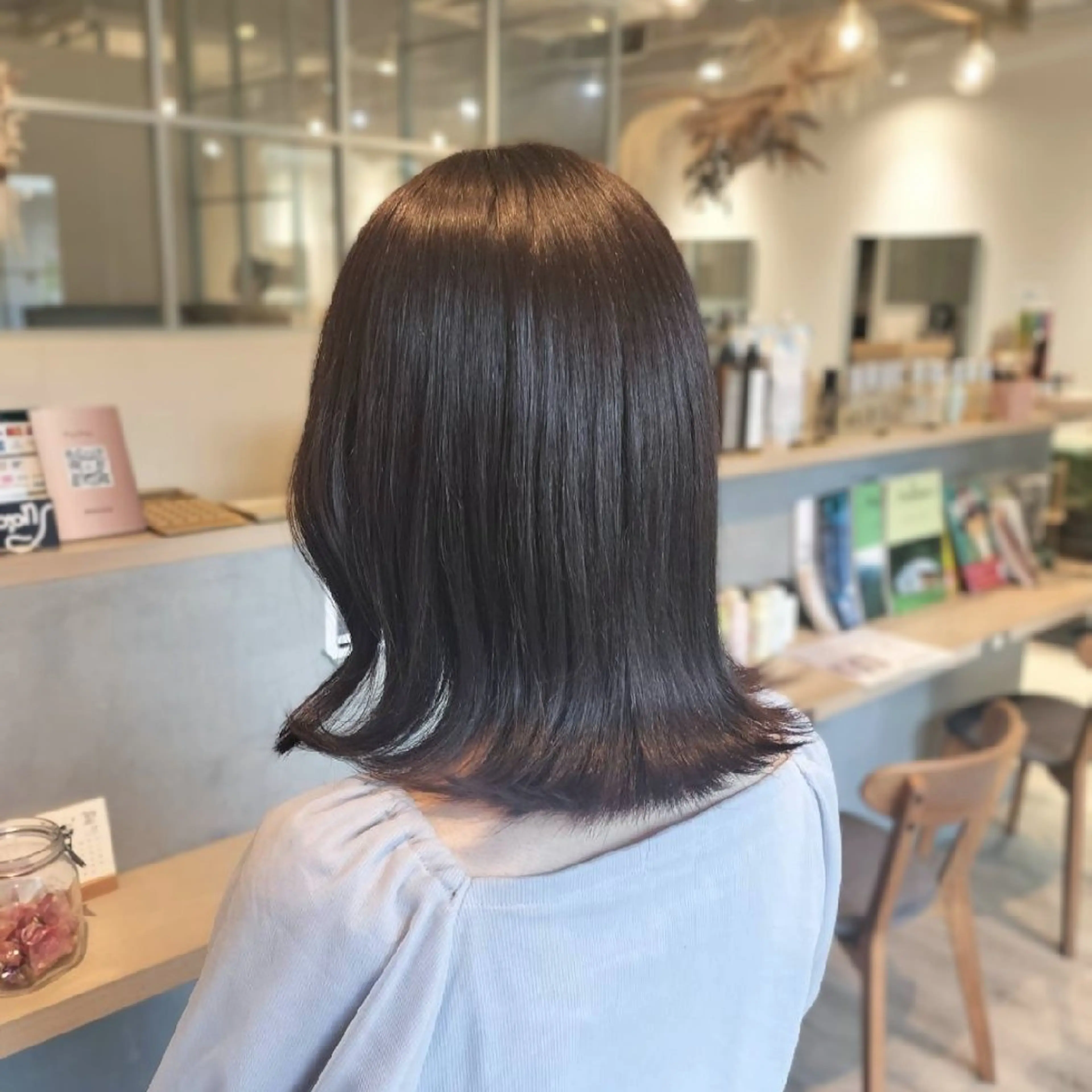 ミディアム ヘアカラー ROCCO ひなこのヘアスタイル