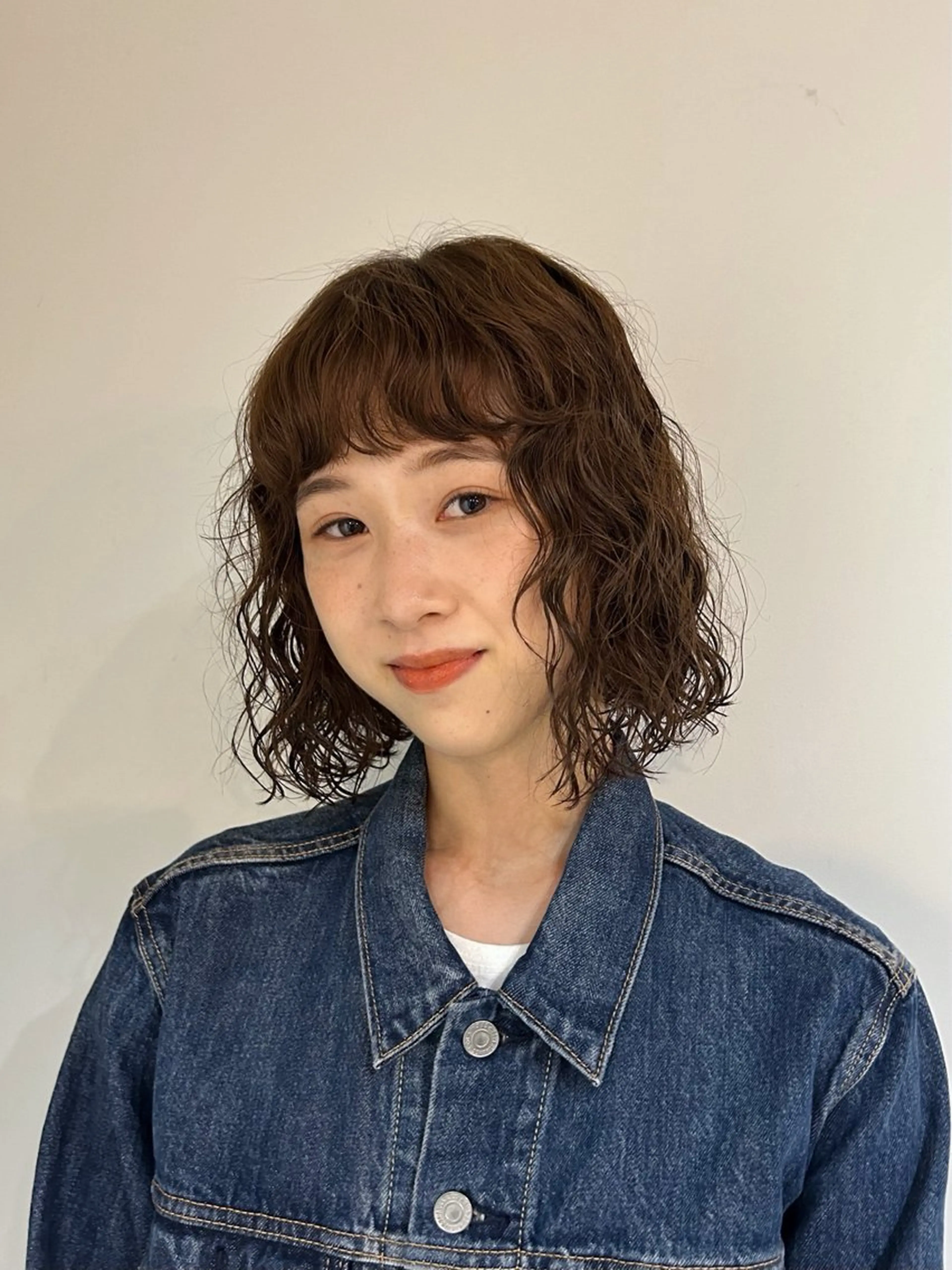 ショート カラー パーマ ボブ soi所属・Mori Aimiのヘアスタイル
