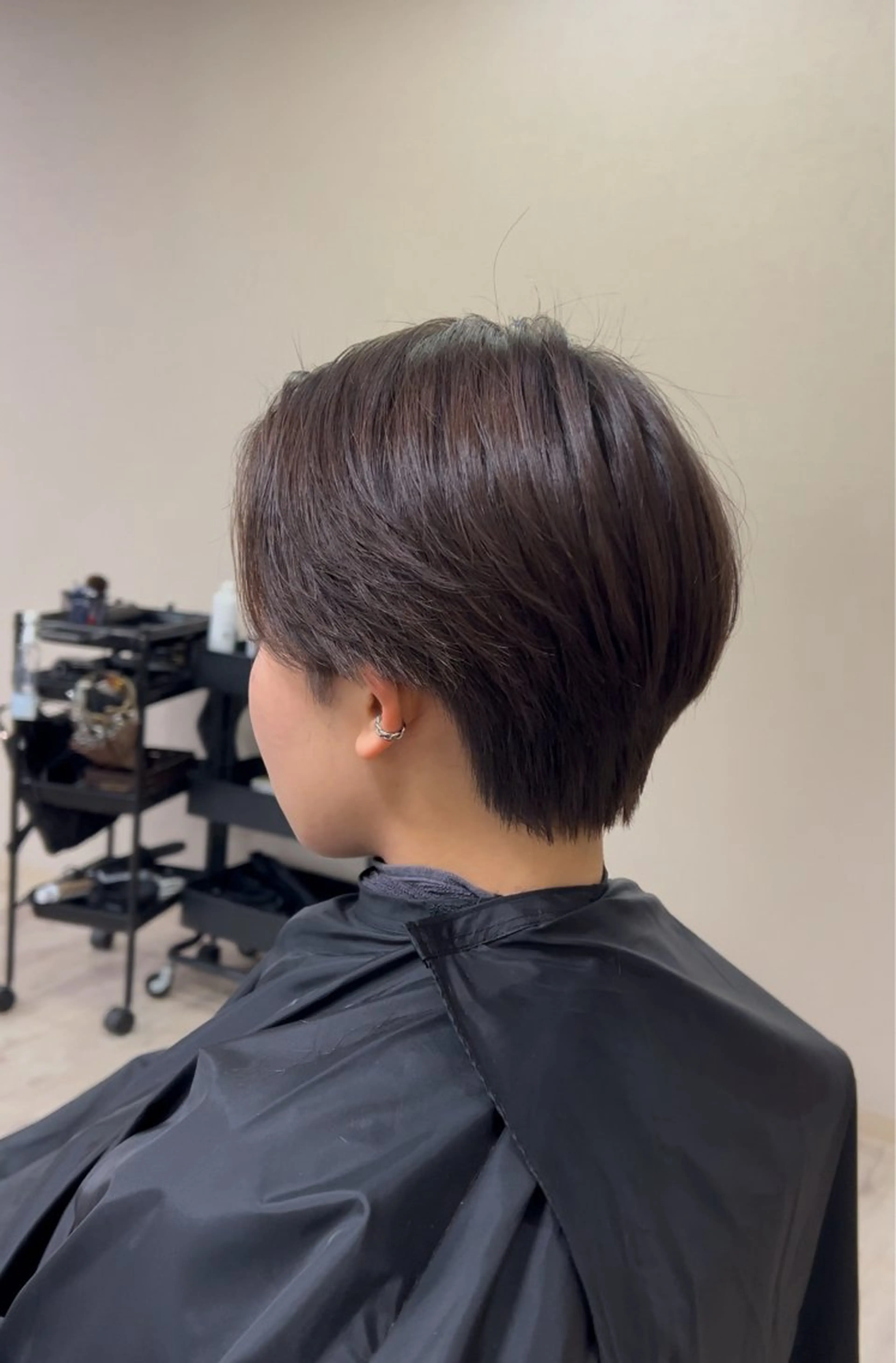 レディースショートボブ＋シャンプーの写真