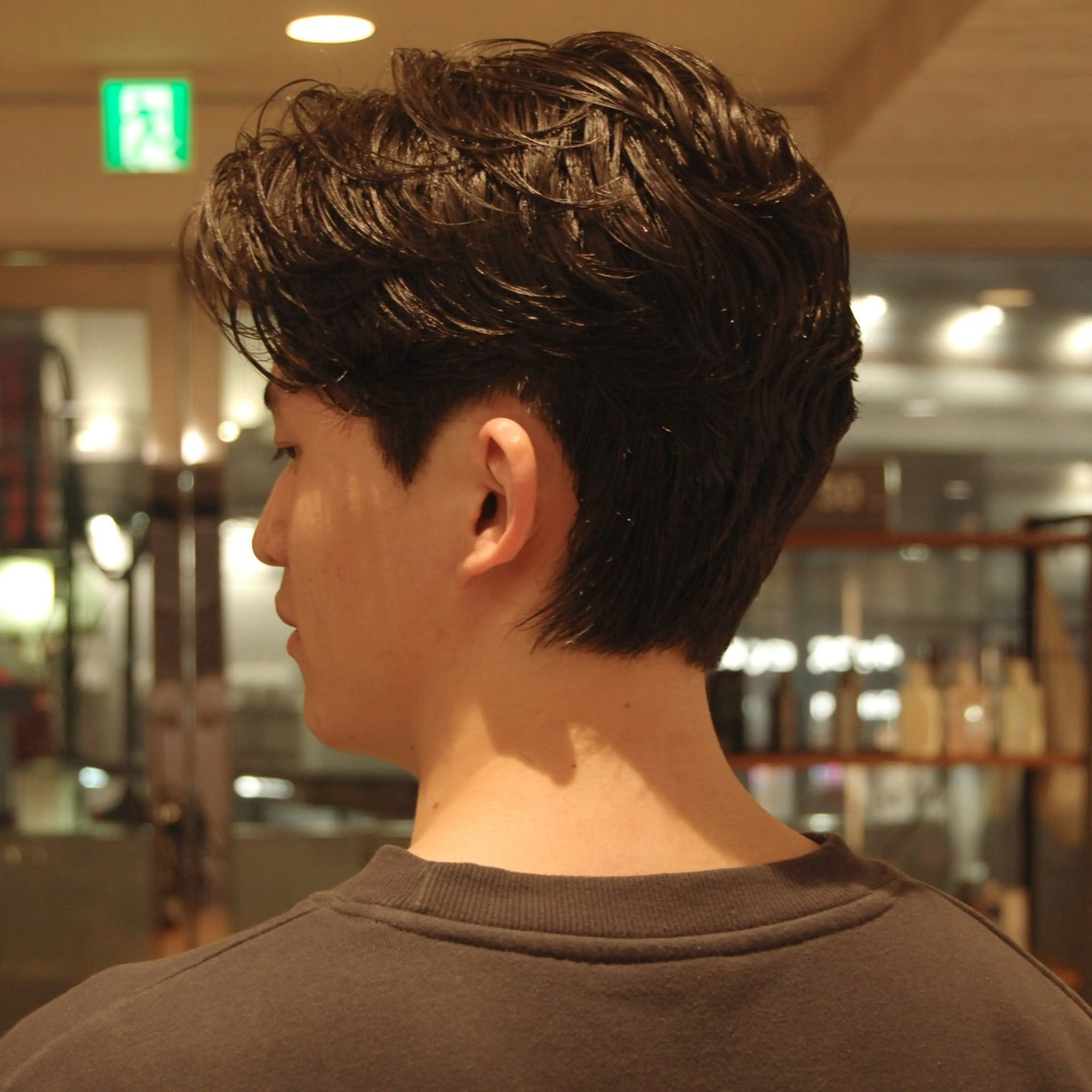 ショート カラー パーマ メンズ カット パーマ bococa kanta/メンズのヘアスタイル