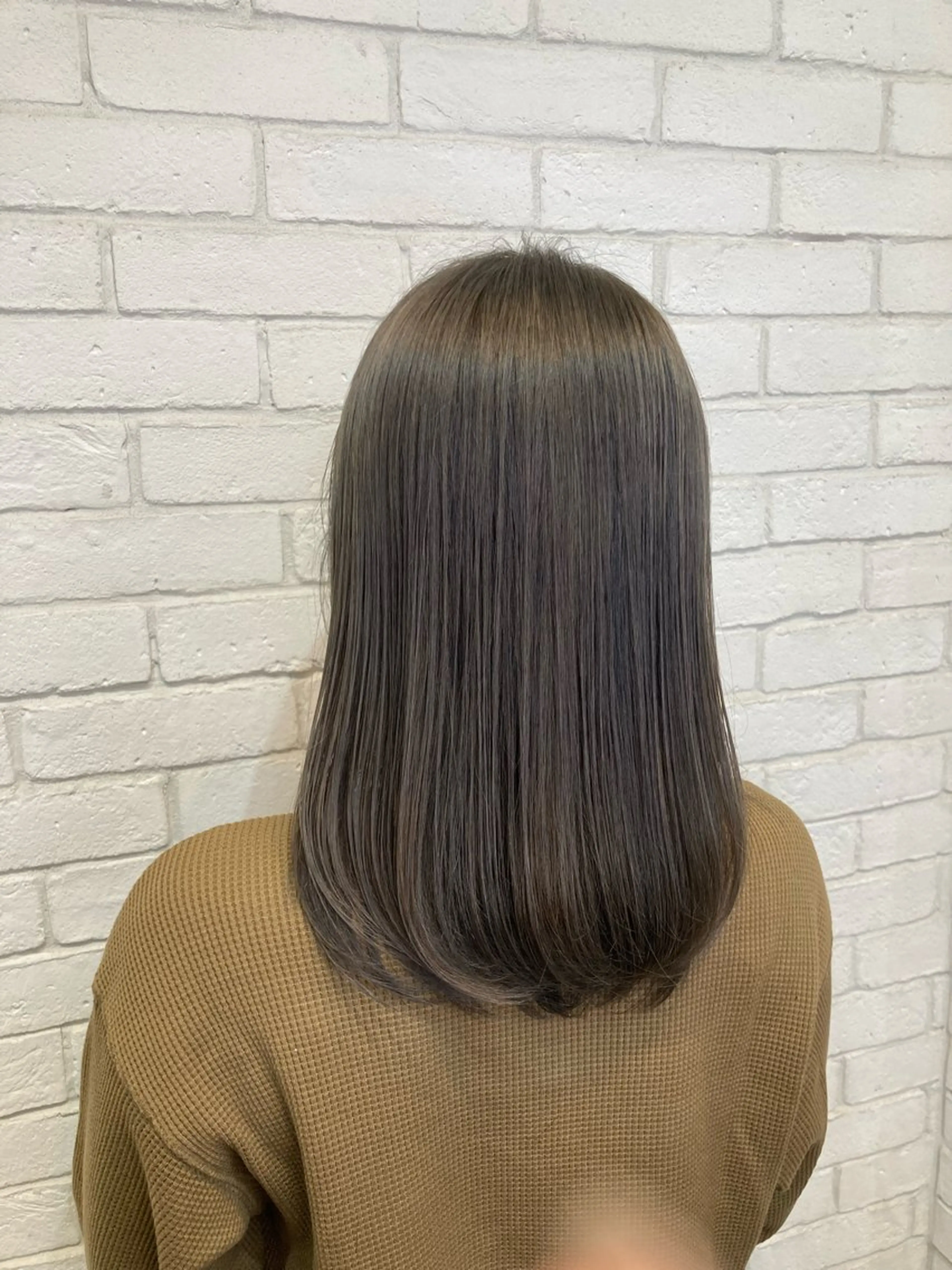 ミディアム カラー suzuki yukoのヘアスタイル