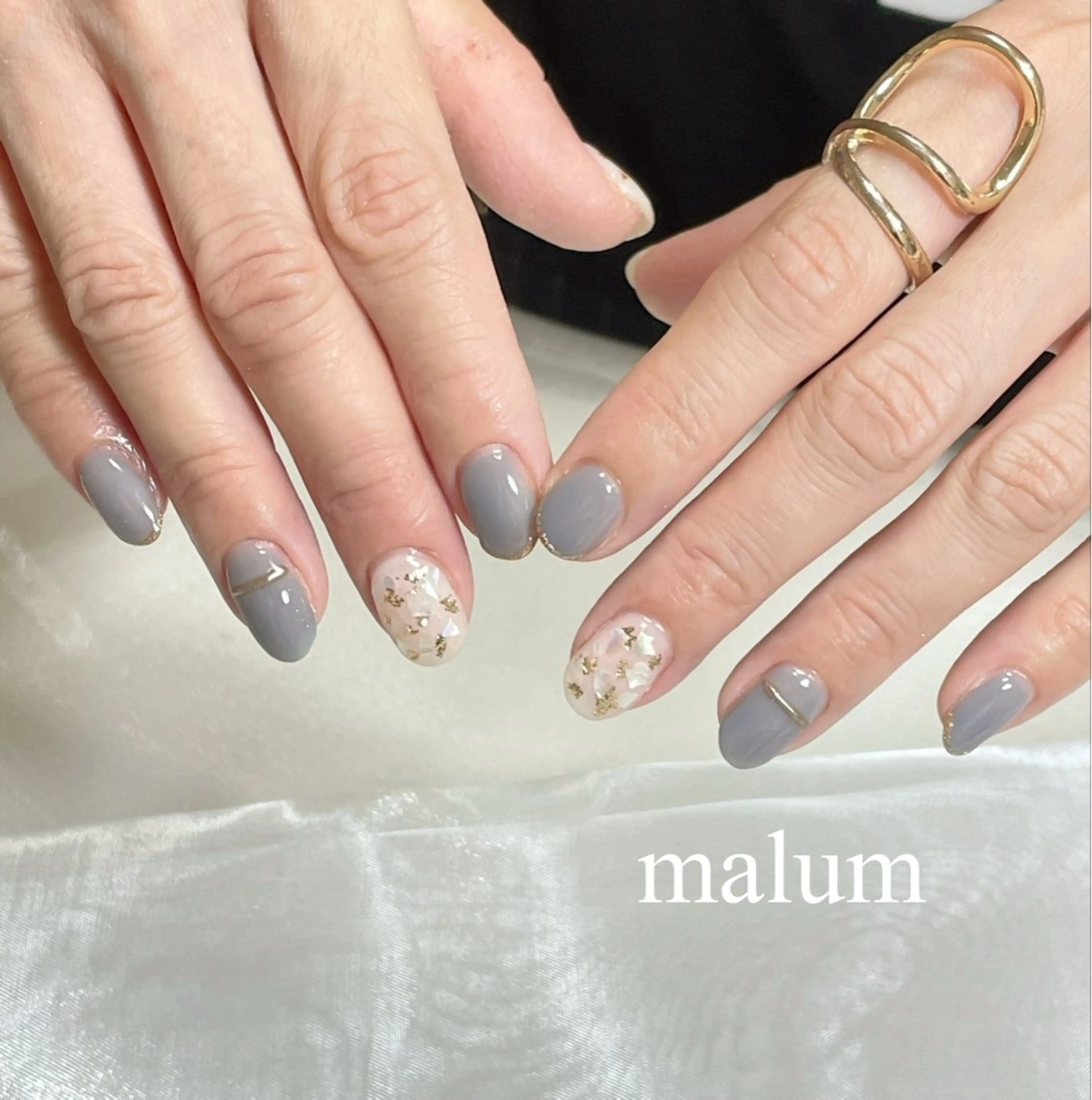 ネイル ハンドネイル malum nailのネイルデザイン