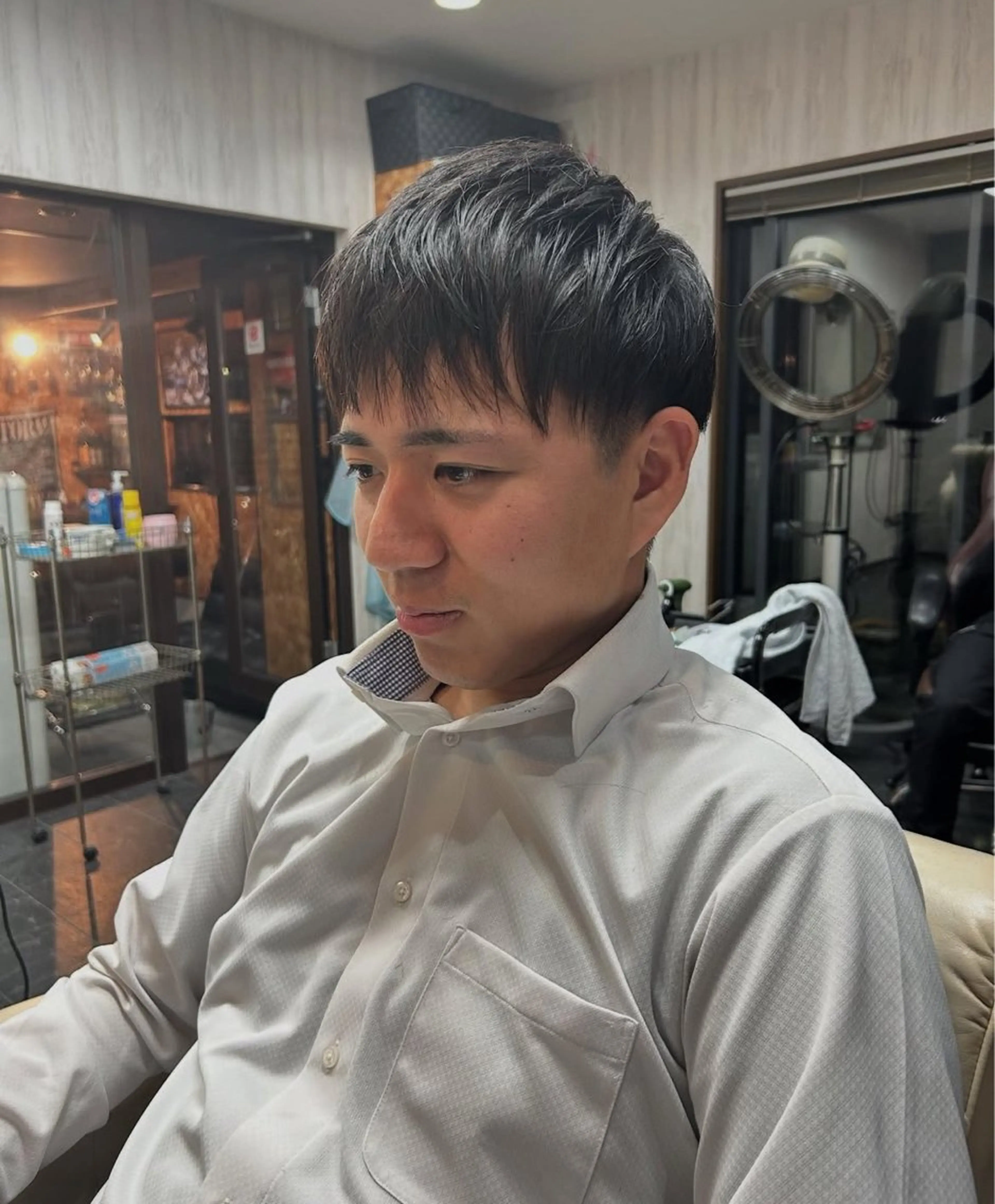 カット+顔剃り+シャンプーの写真