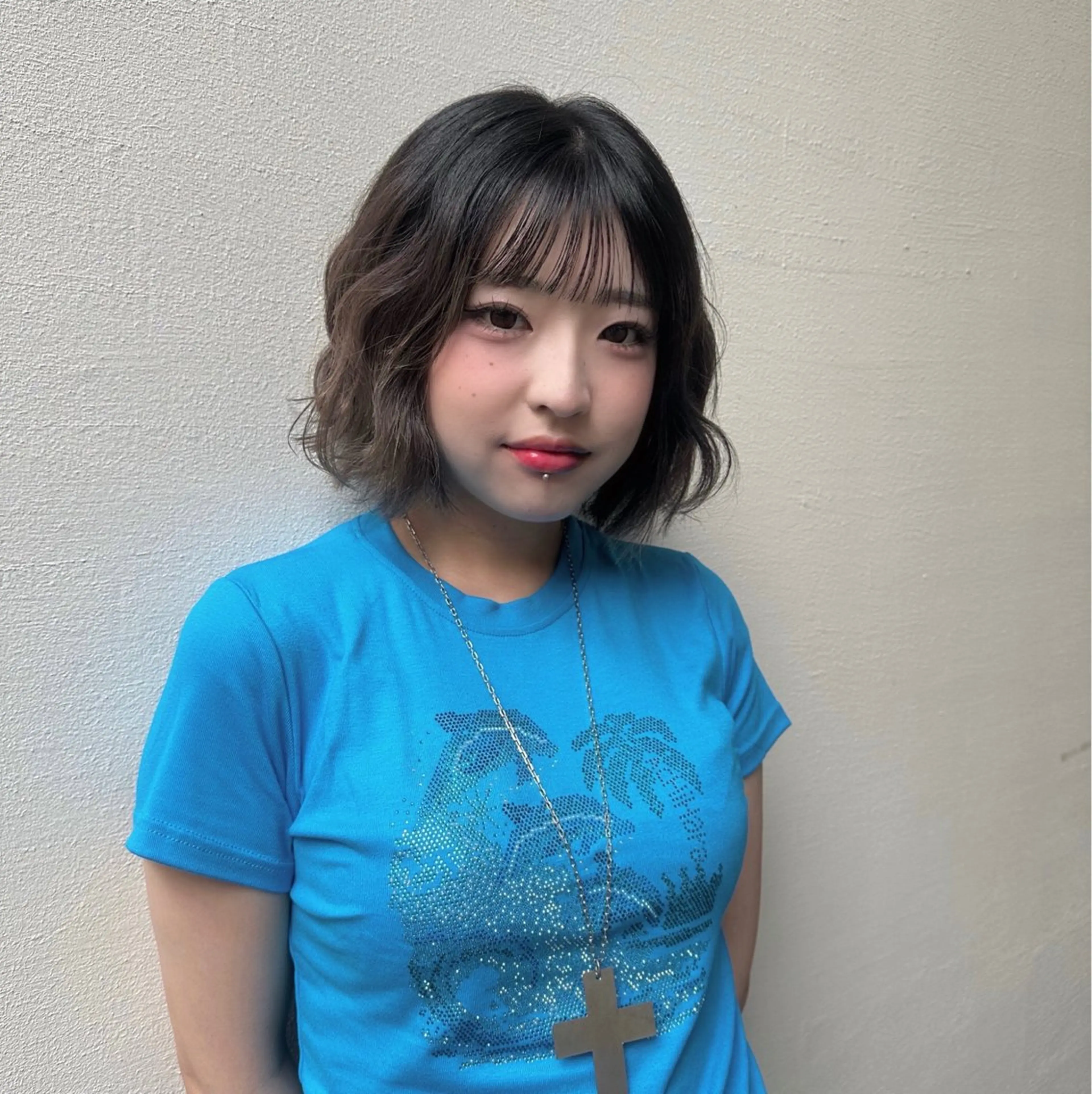 ミディアム aoi / risa 天神美容室のヘアスタイル