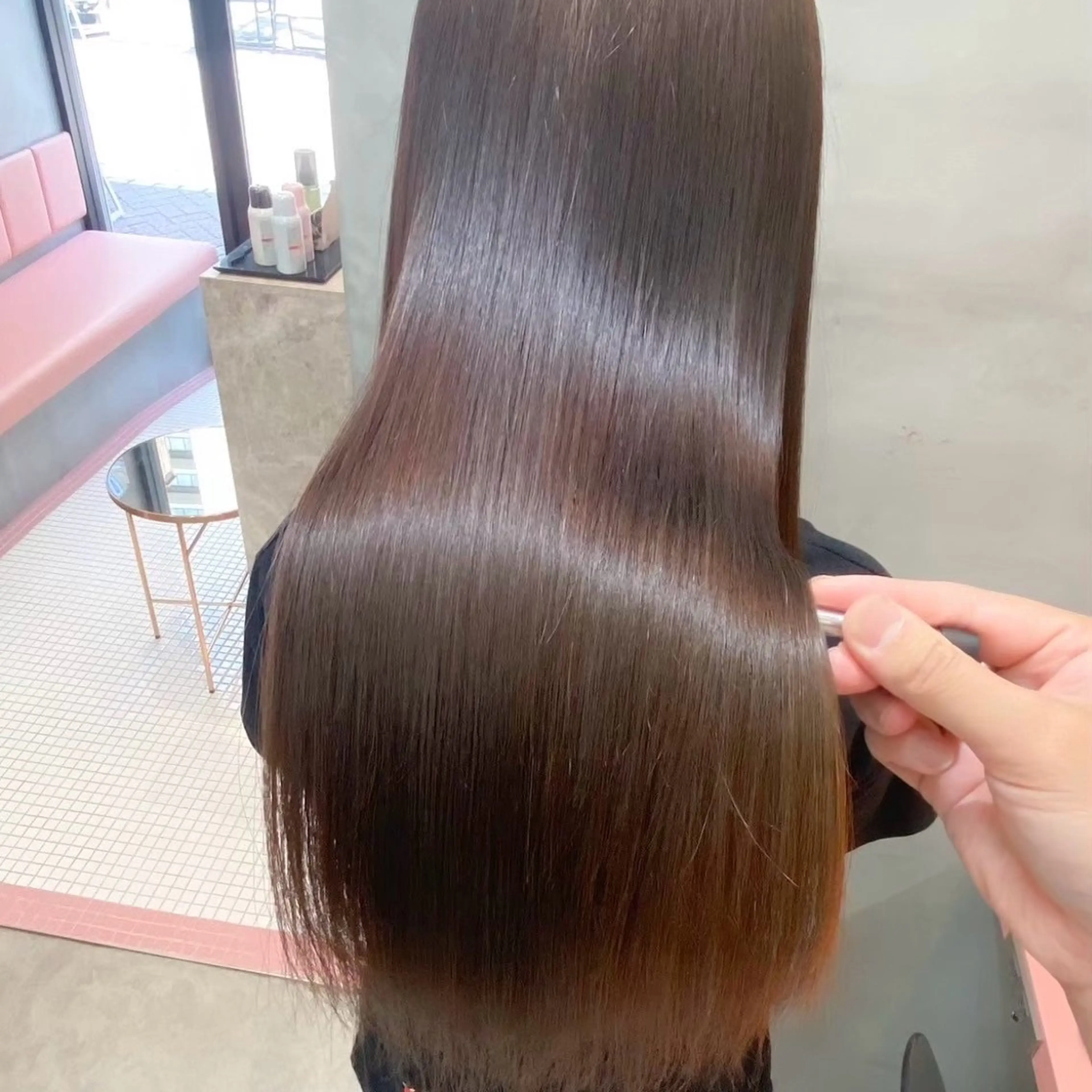 ロング カラー 石堂 菜々美／艶カラー🫧のヘアスタイル