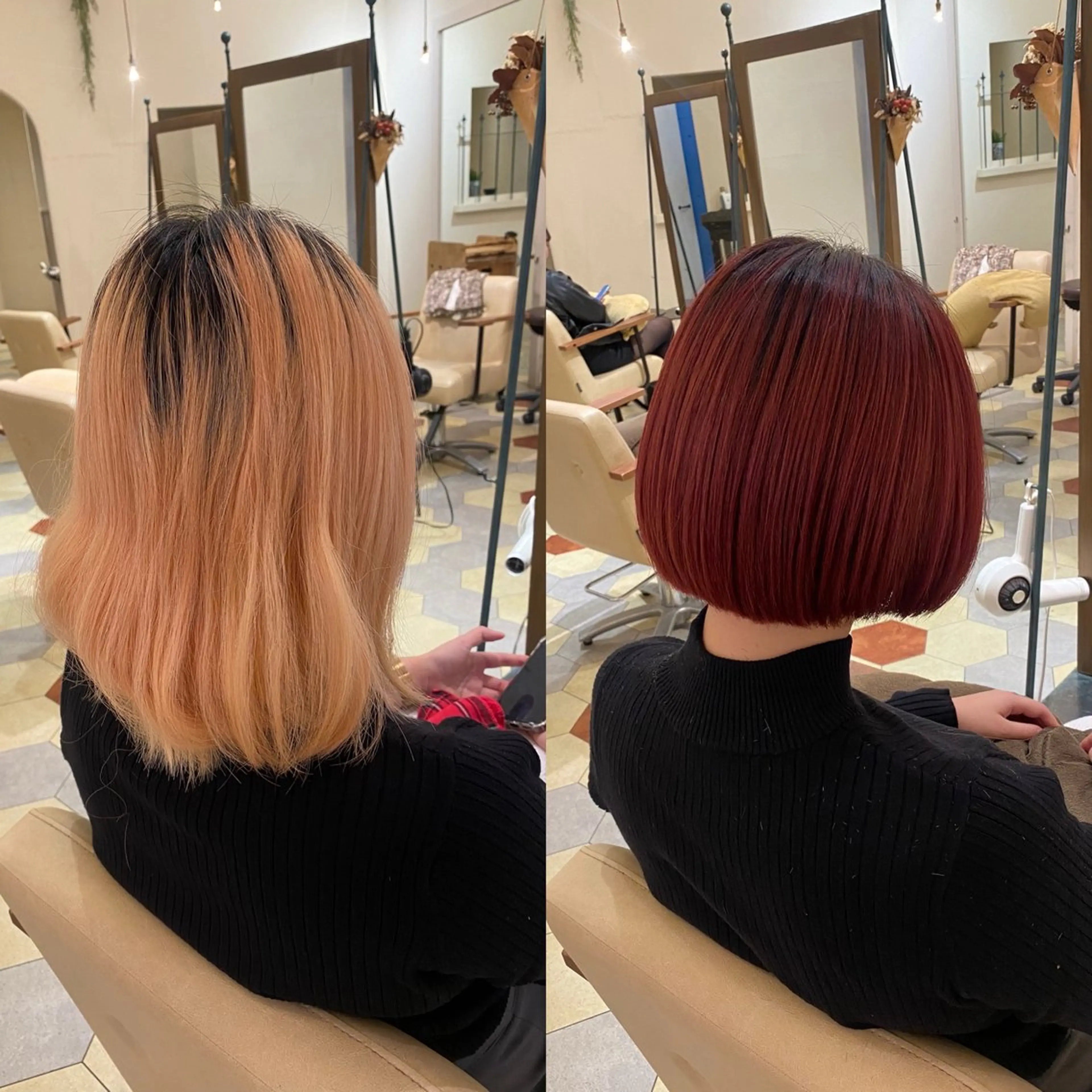 ショート カラー 艶髪/艶カラー/縮毛 / タキダのヘアスタイル