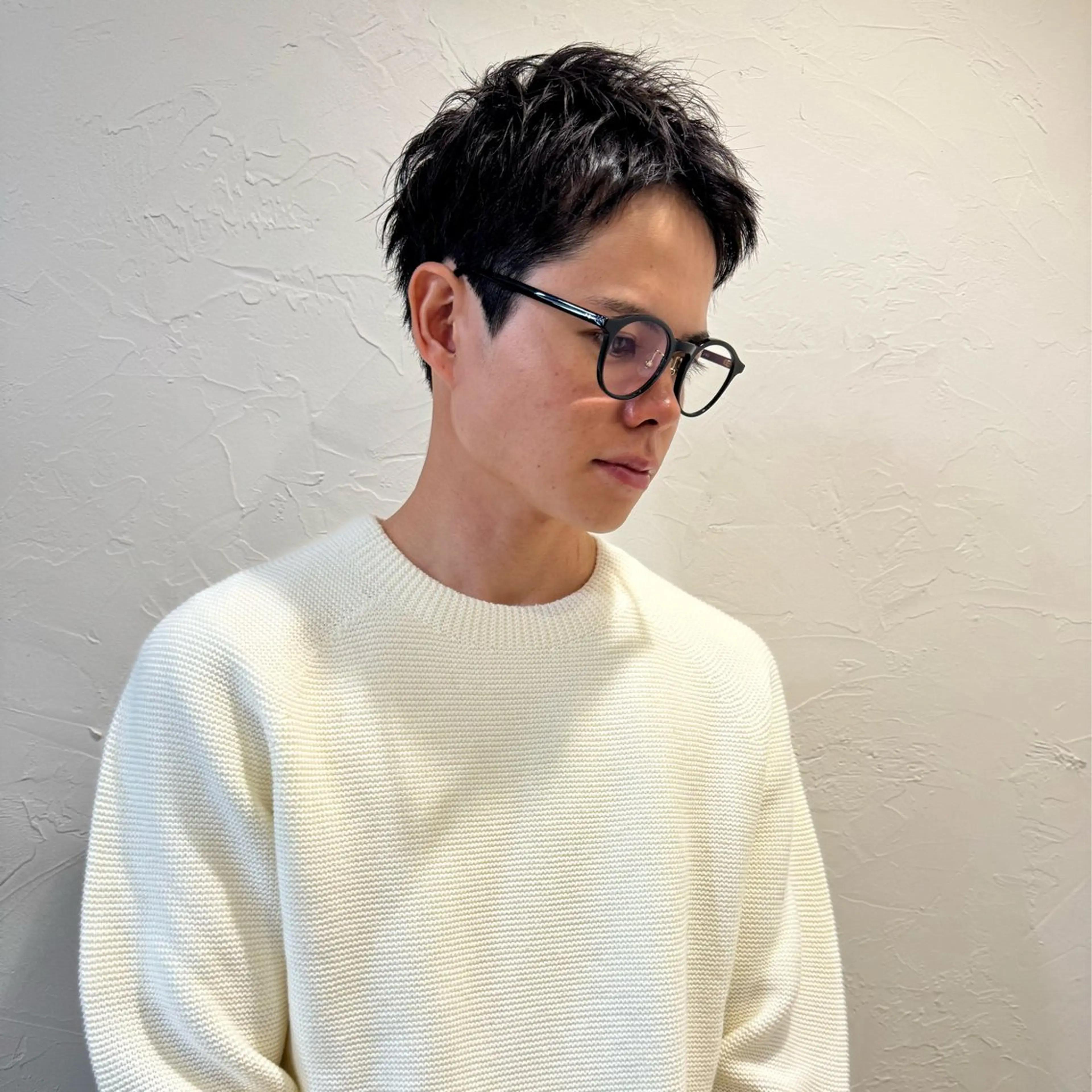 ショート メンズ アップバング メンズ就活ヘア メンズパーマ メンズショート スパイキーショート カット ヘアセット 【池袋/スパイキー ショート】ⓝⓘⓜⓤのヘアスタイル