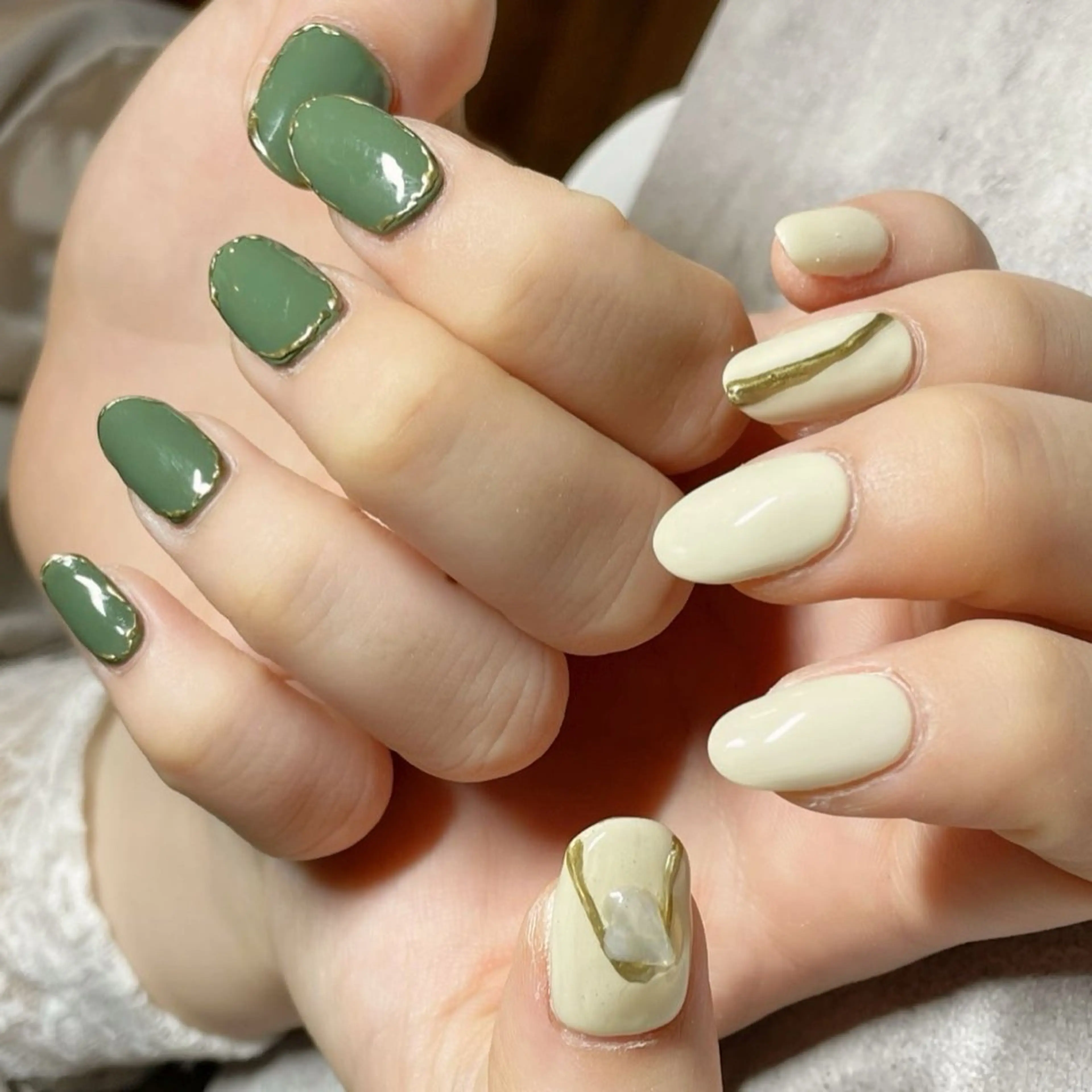 ネイル ニュアンスネイル オフィスネイル シンプルネイル ハンドネイル フットネイル ハンドケア STELLA川口店 kogaのネイルデザイン