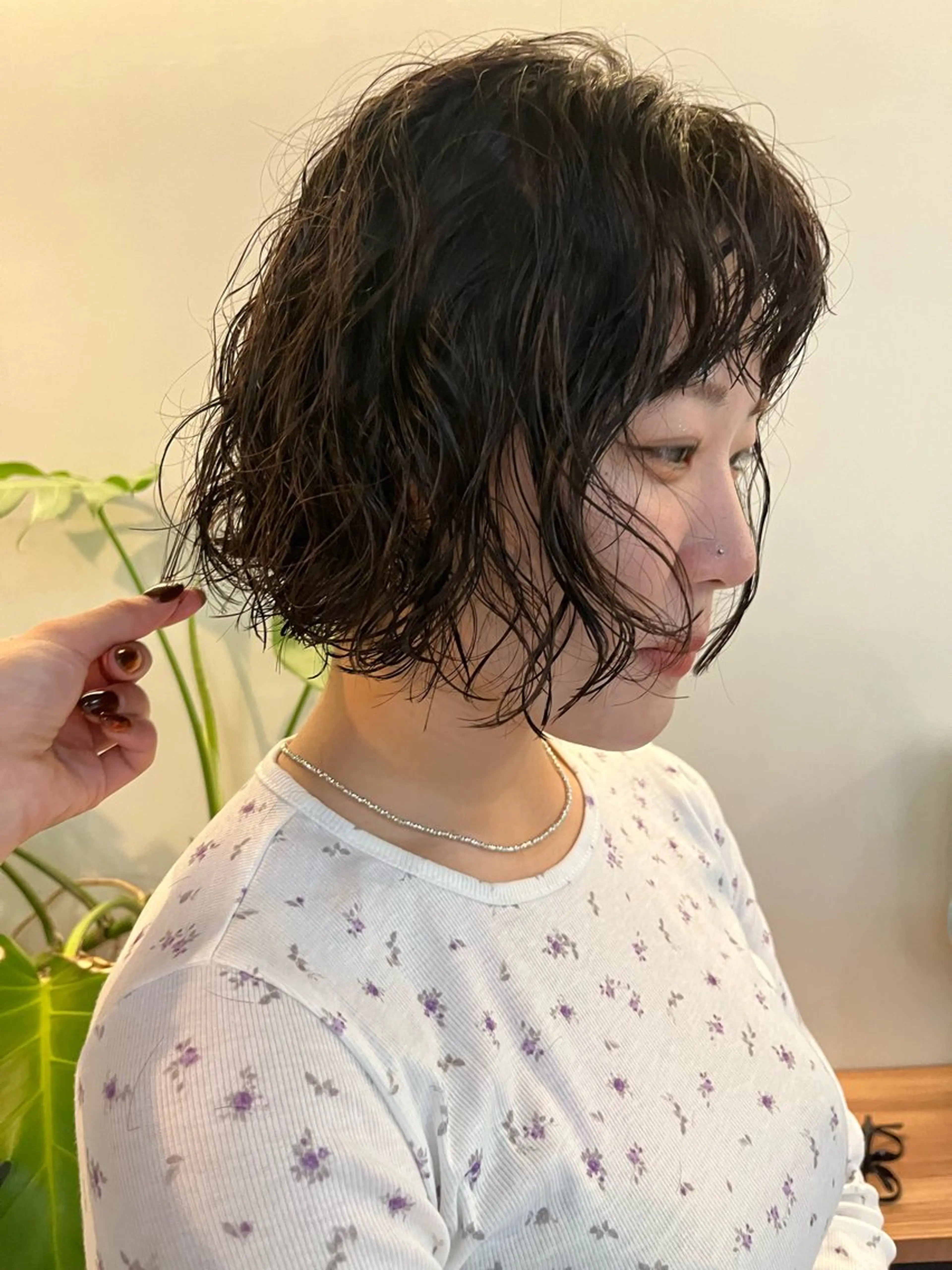 ショート ボブ ショートヘア カット パーマ レイヤーカット\ウル フ　chinatsuのヘアスタイル