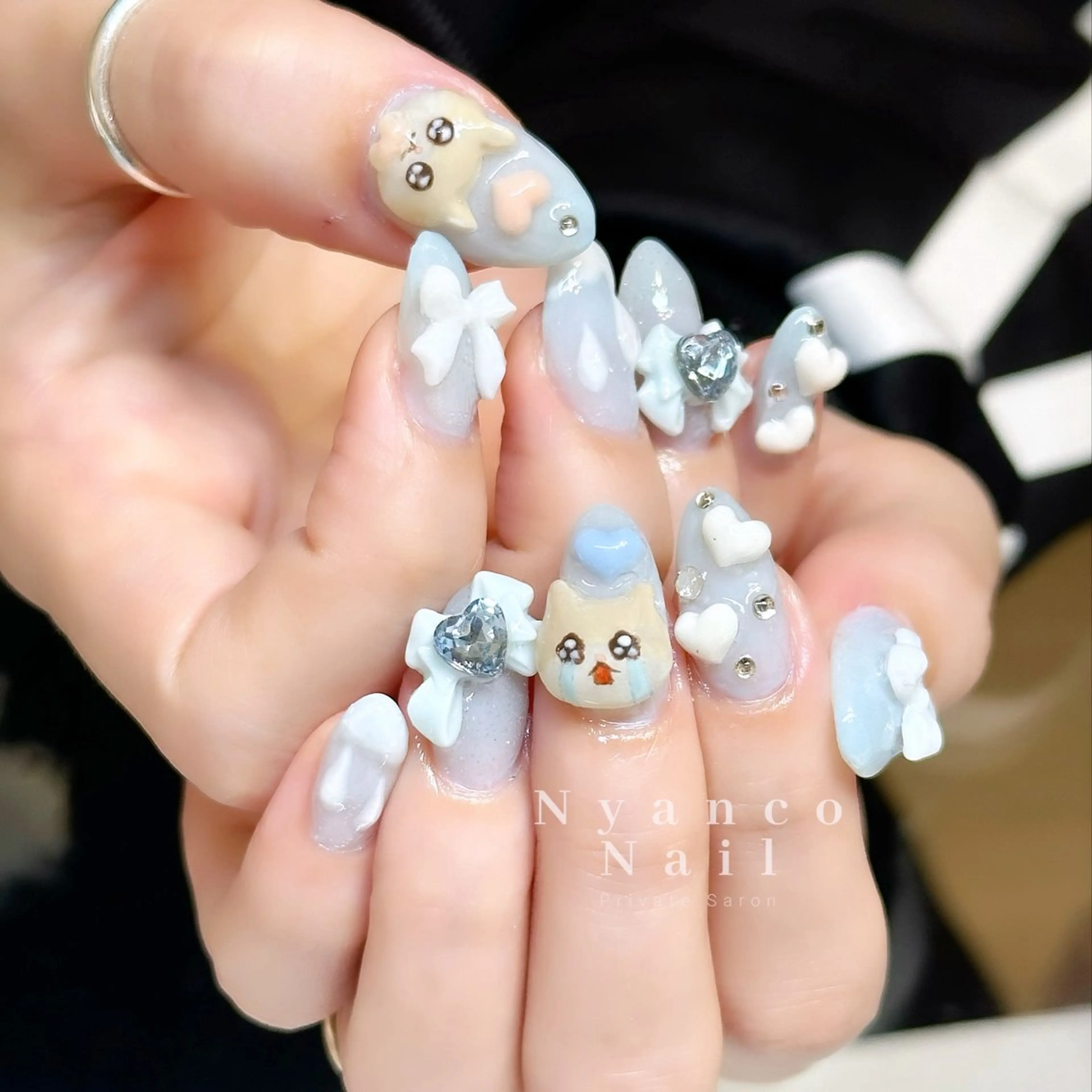 ネイル ジェルネイル 冬ネイル Nyanco Nailのネイルデザイン