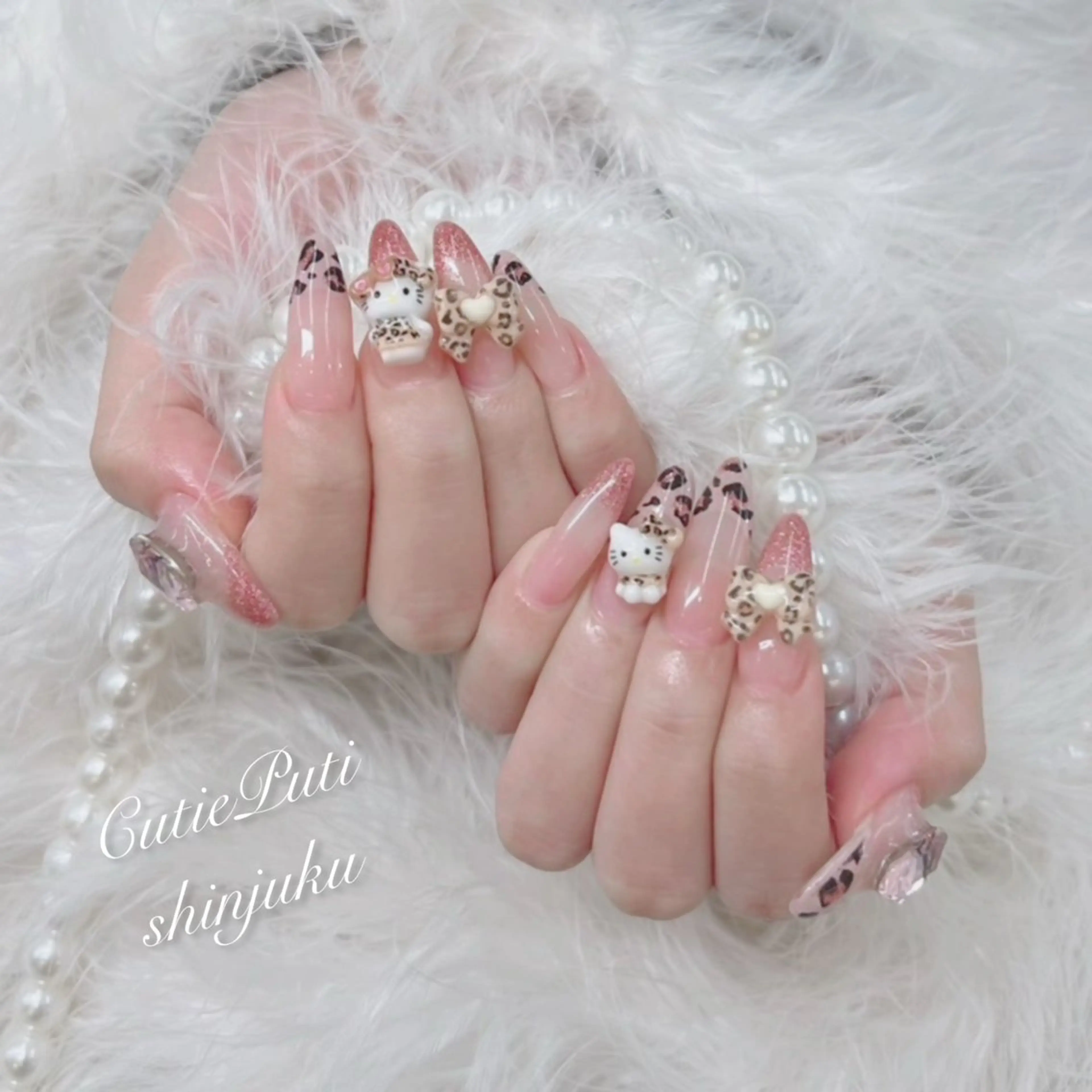 ネイル 韓国ネイル マグネットネイル ワンホンネイル NailSalon CutiePutiのネイルデザイン
