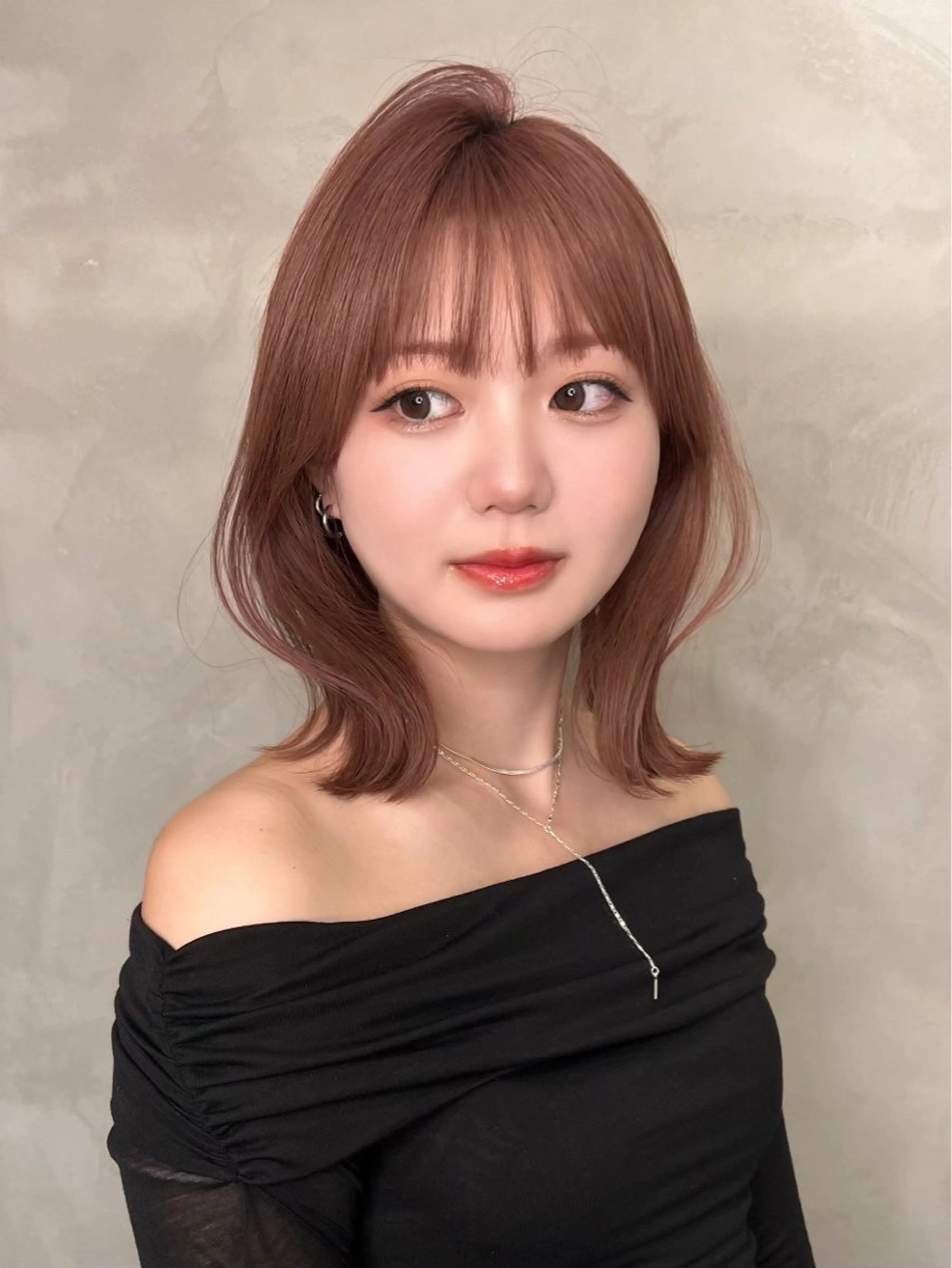 ミディアム ヘアカラー パーマ 縮毛矯正 トリートメント 大宮／カラー/ ゆいのヘアスタイル