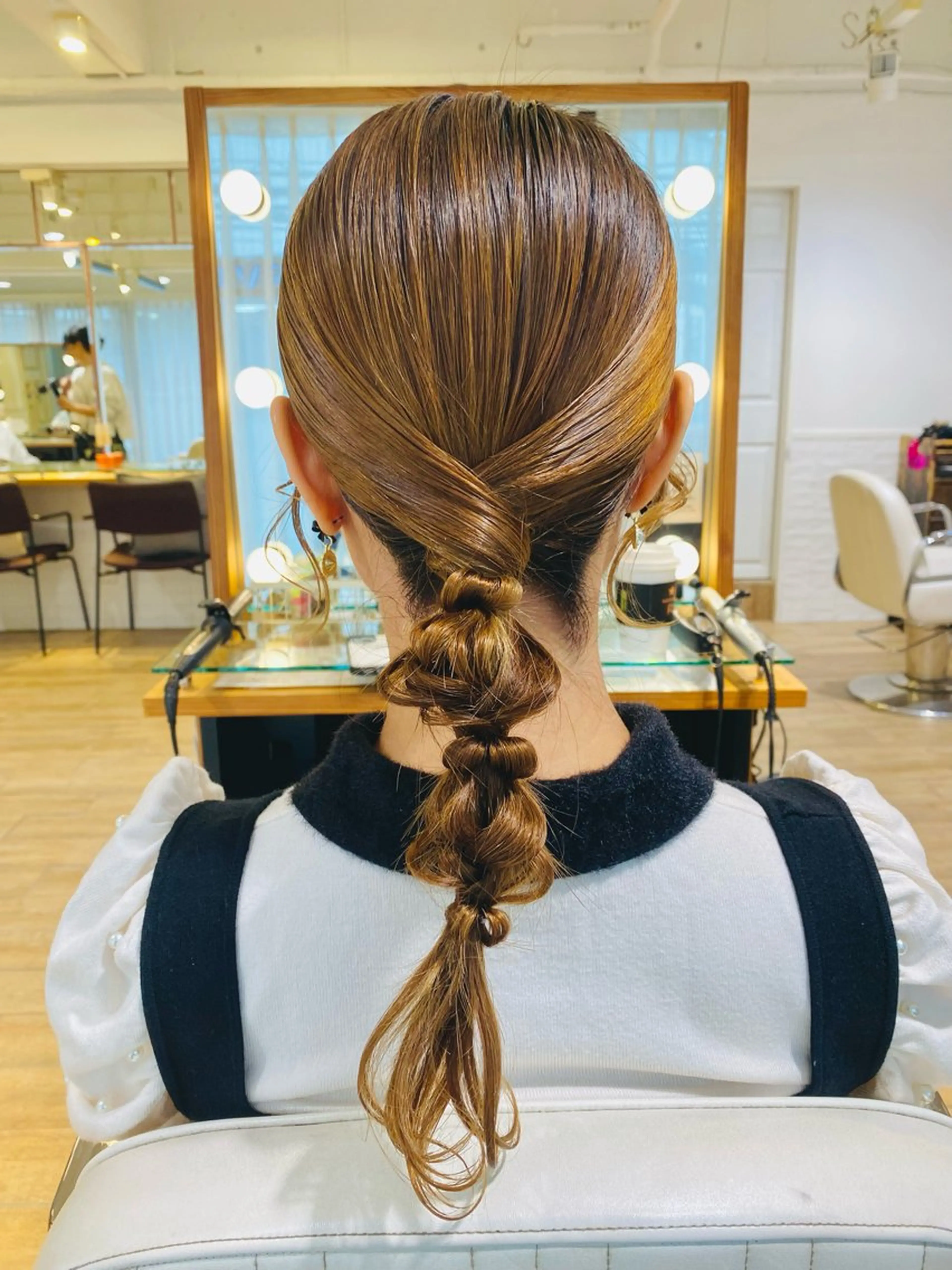 ロング ヘアアレンジ 金谷 美幸のヘアスタイル