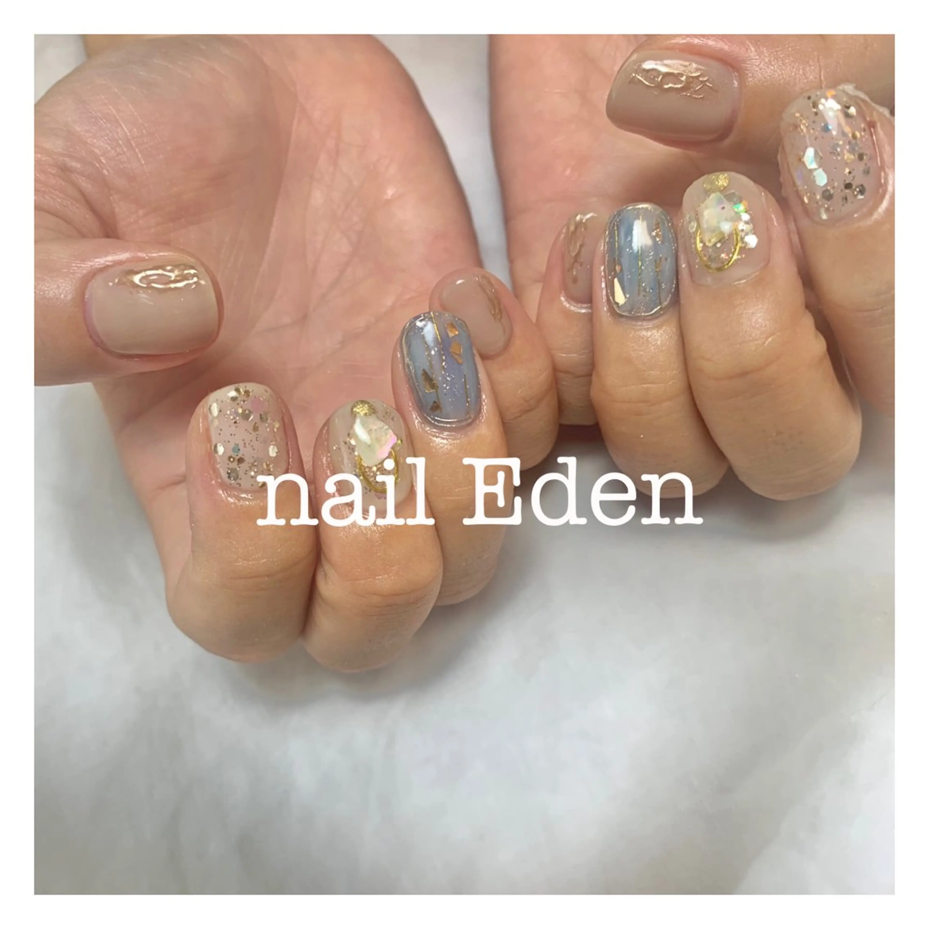 ネイル 持ち込み ハンドネイル ハンドケア Eden　private nail saron所属・Eden ♾️のネイルデザイン