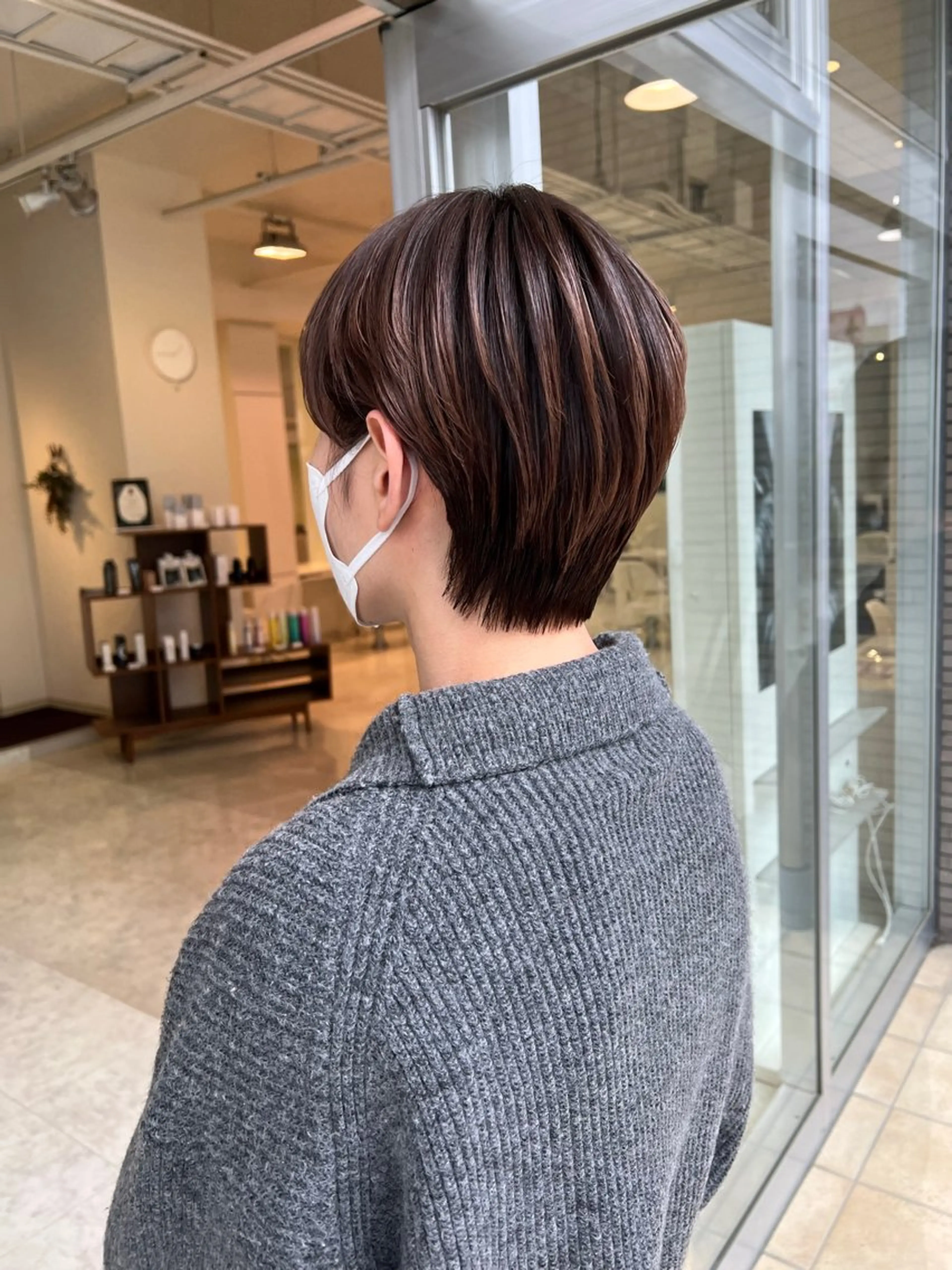 ショート ショートヘア パーマ/レイヤー /店長/YURAのヘアスタイル