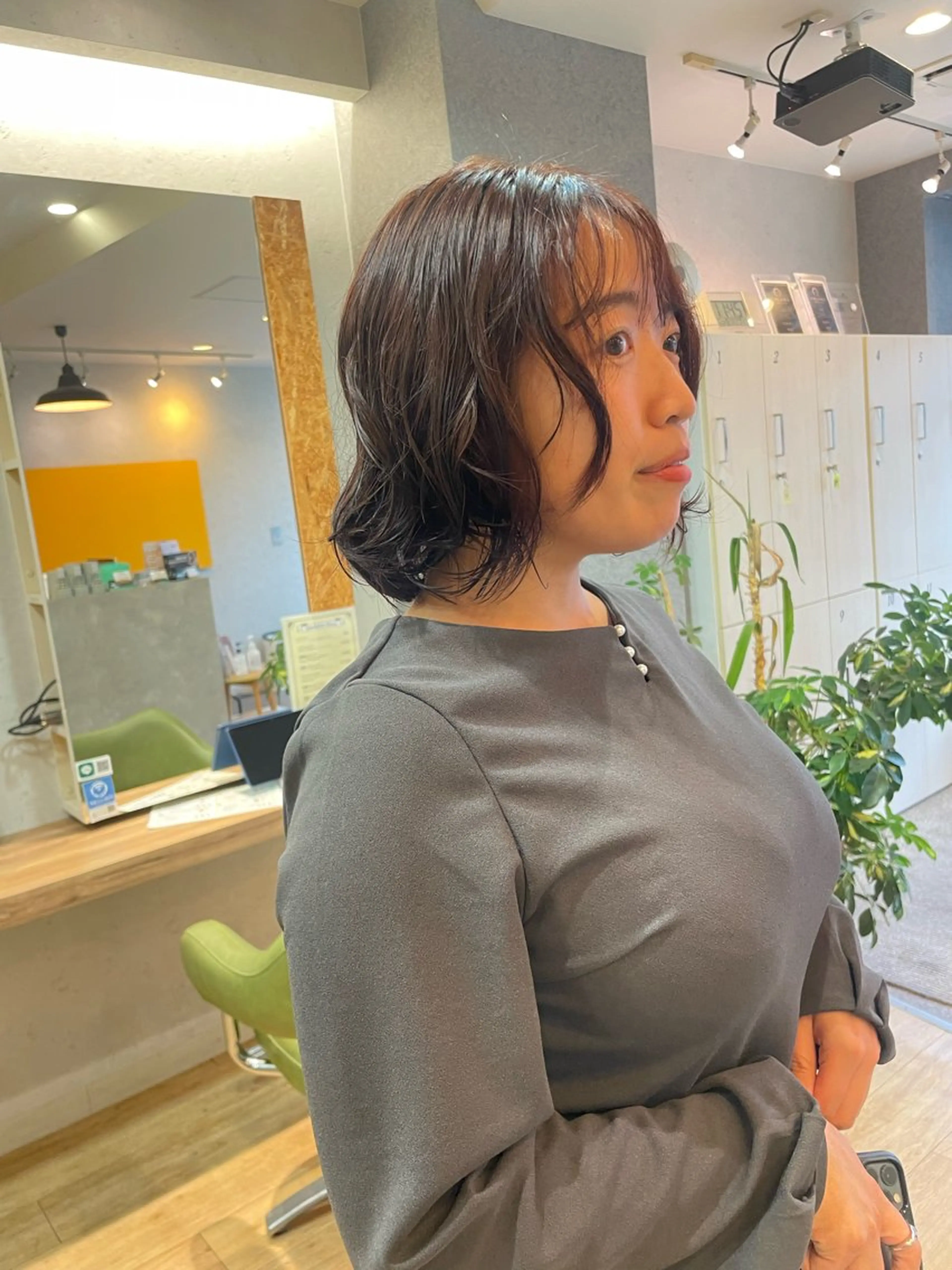 ミディアム カラー ブラウンカラー オレンジ 髪質改善/Bloss om🌷高橋沙衣のヘアスタイル