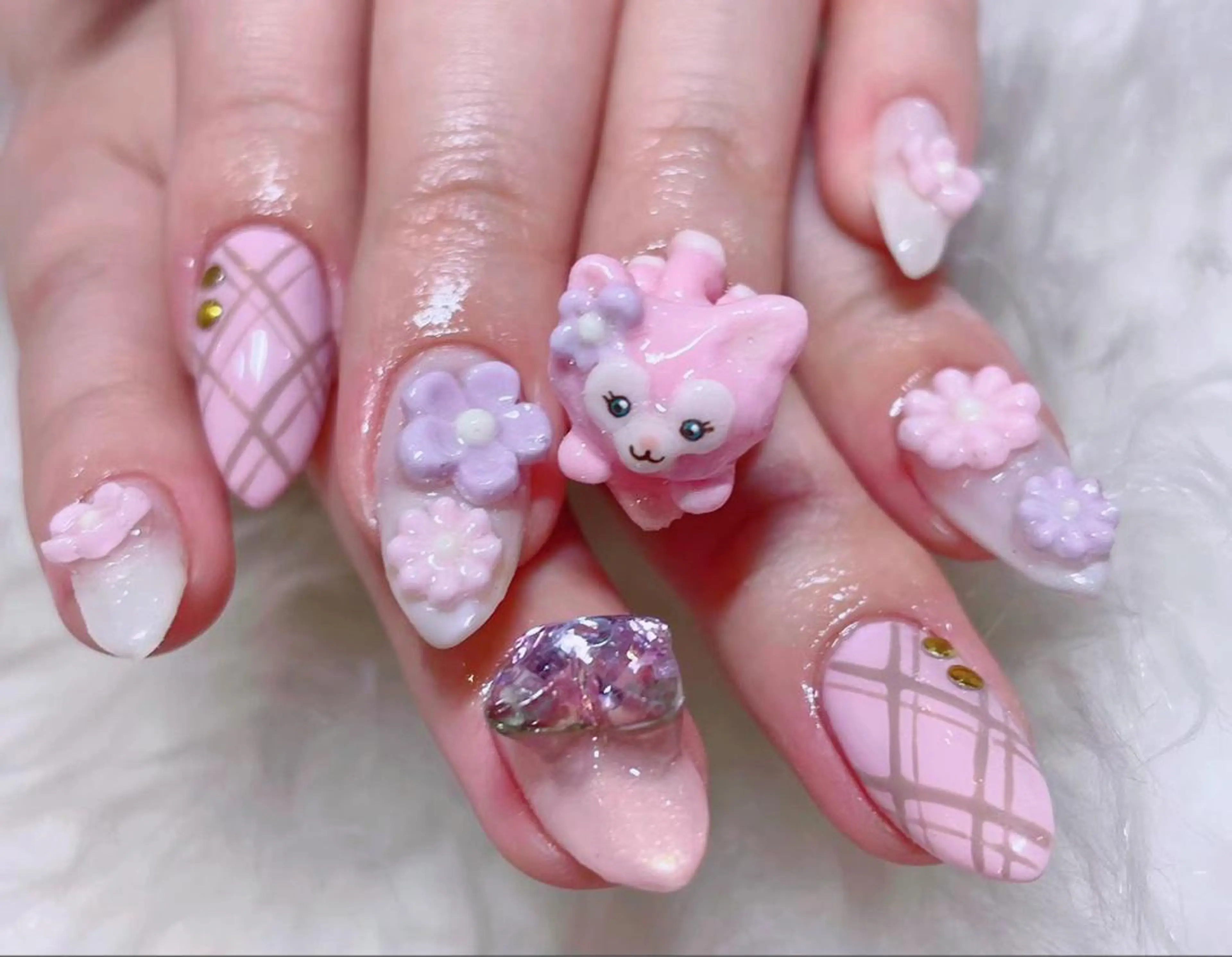 ネイル 成人式 スカルプネイル NAILSGOGO shibuyaのネイルデザイン