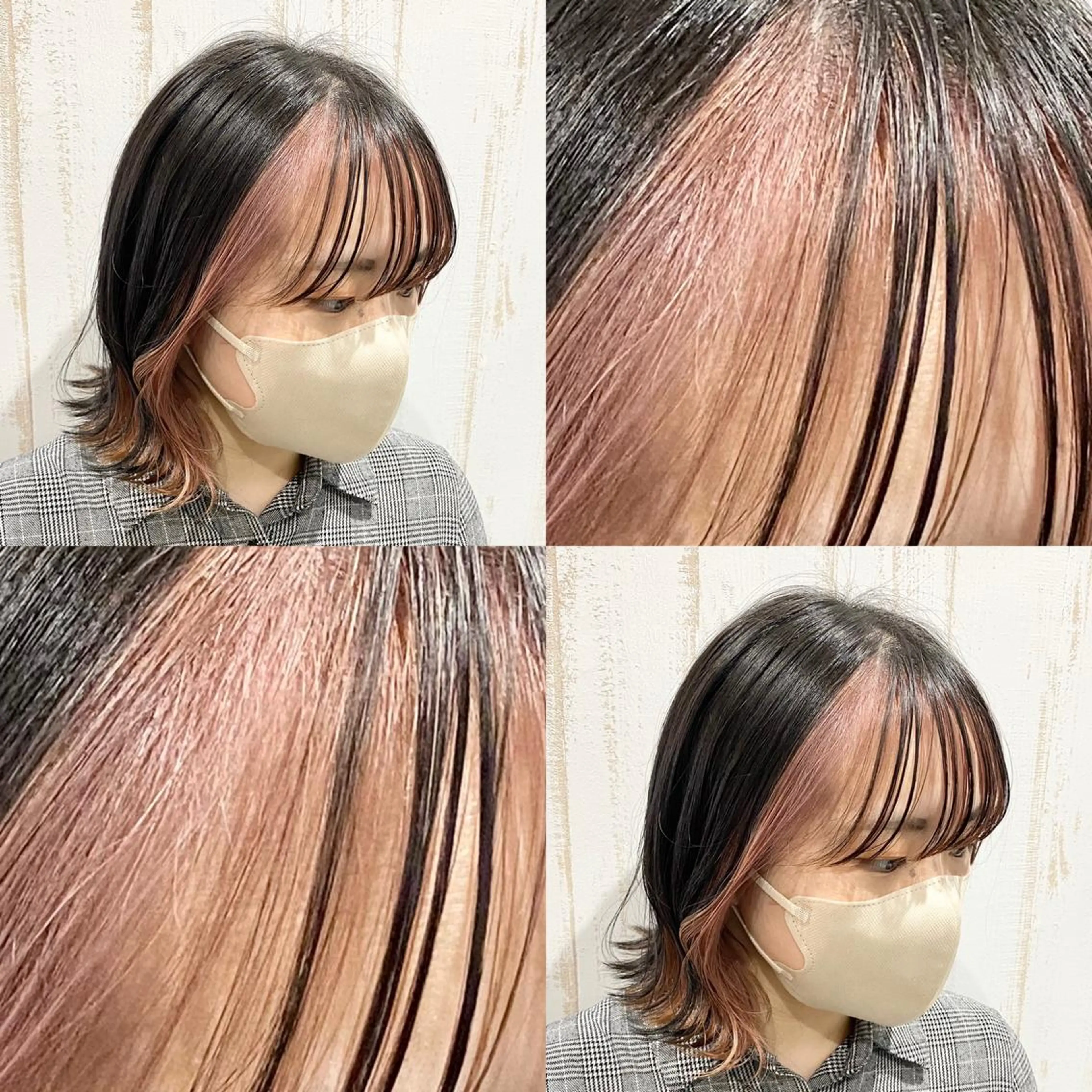 ショート カラー ブリーチ デザインカラー ハイトーン💫 エクステ💫maiのヘアスタイル