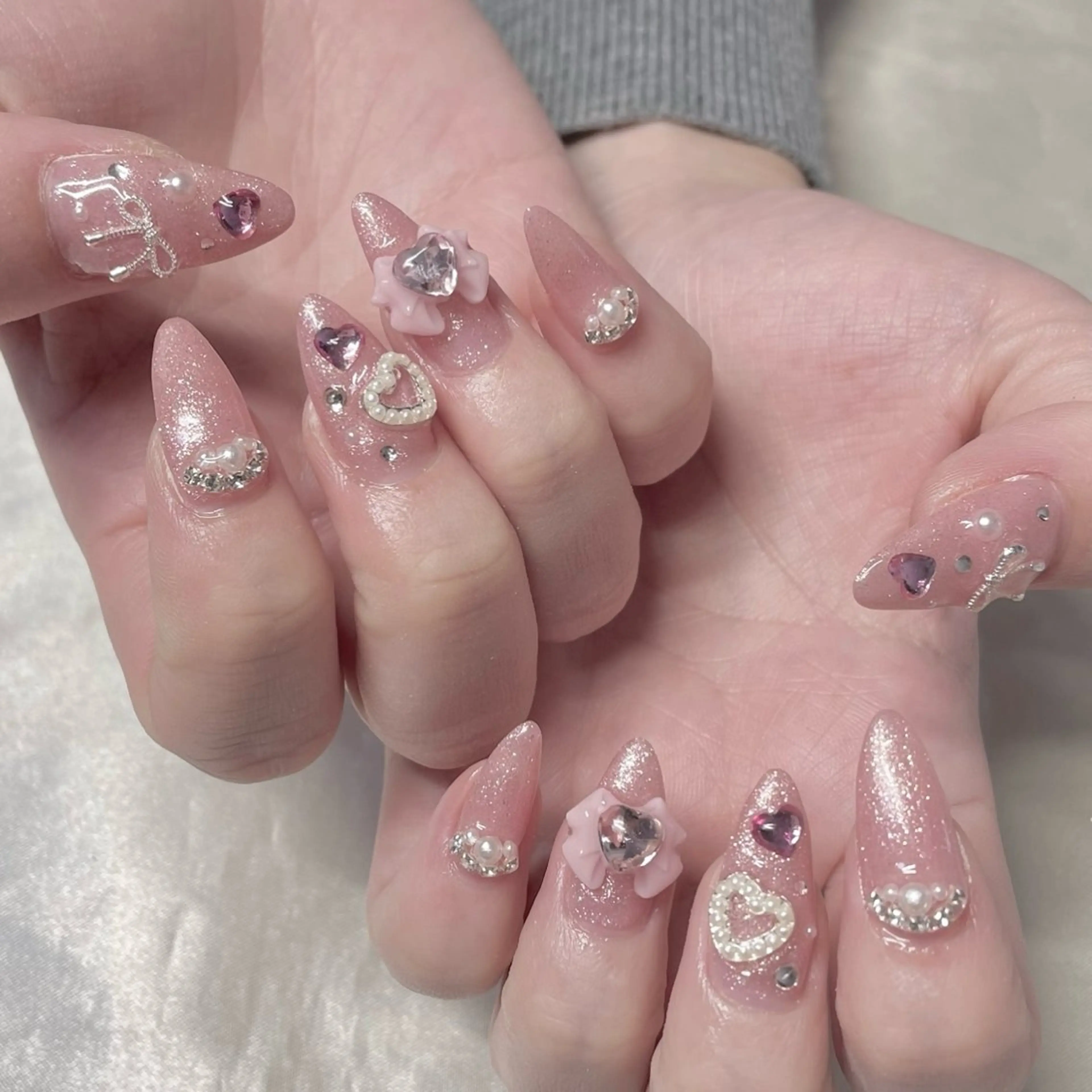 ネイル 長さ出し ハンドネイル RUMI nailのネイルデザイン