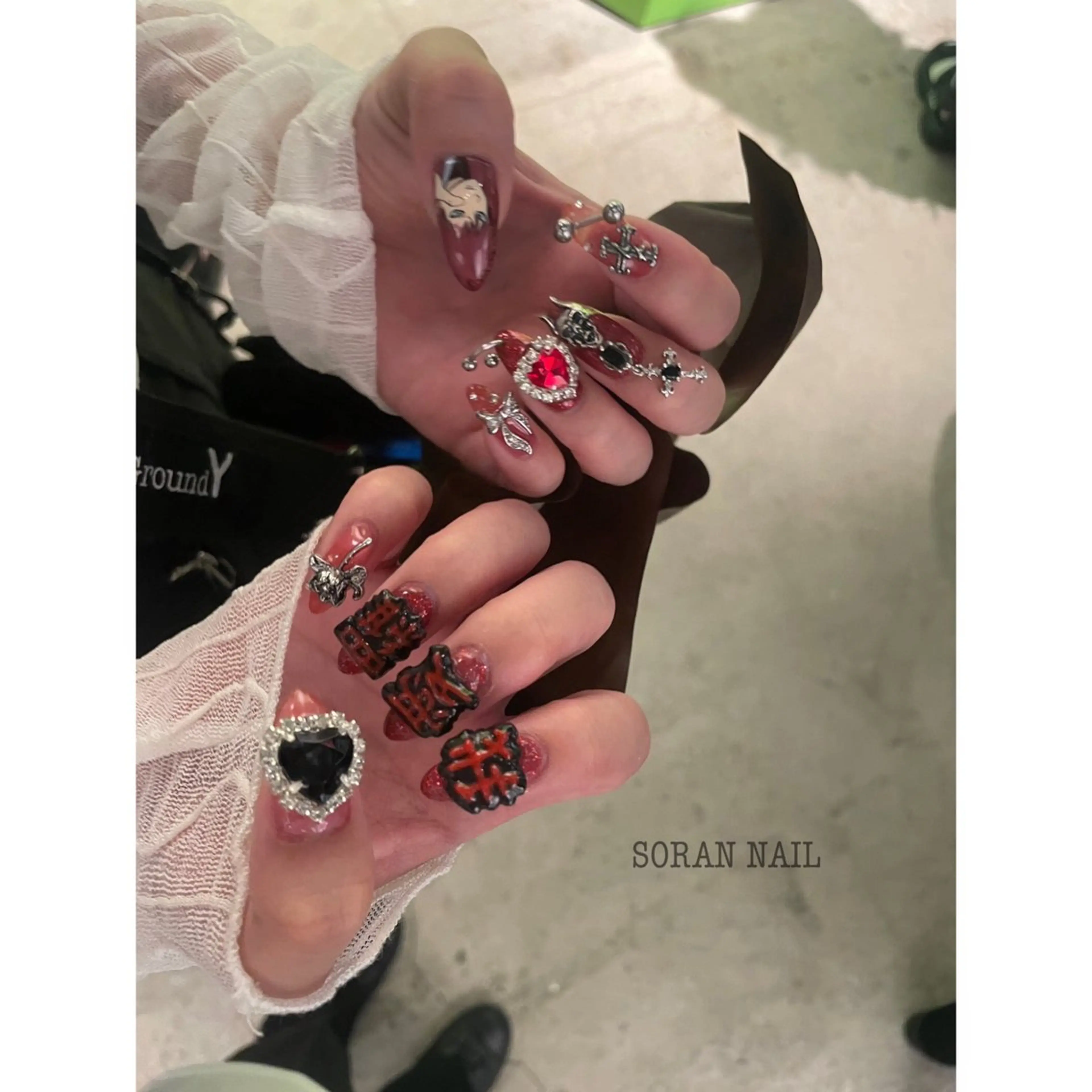 ハンドネイル フットネイル soran nailのネイルデザイン