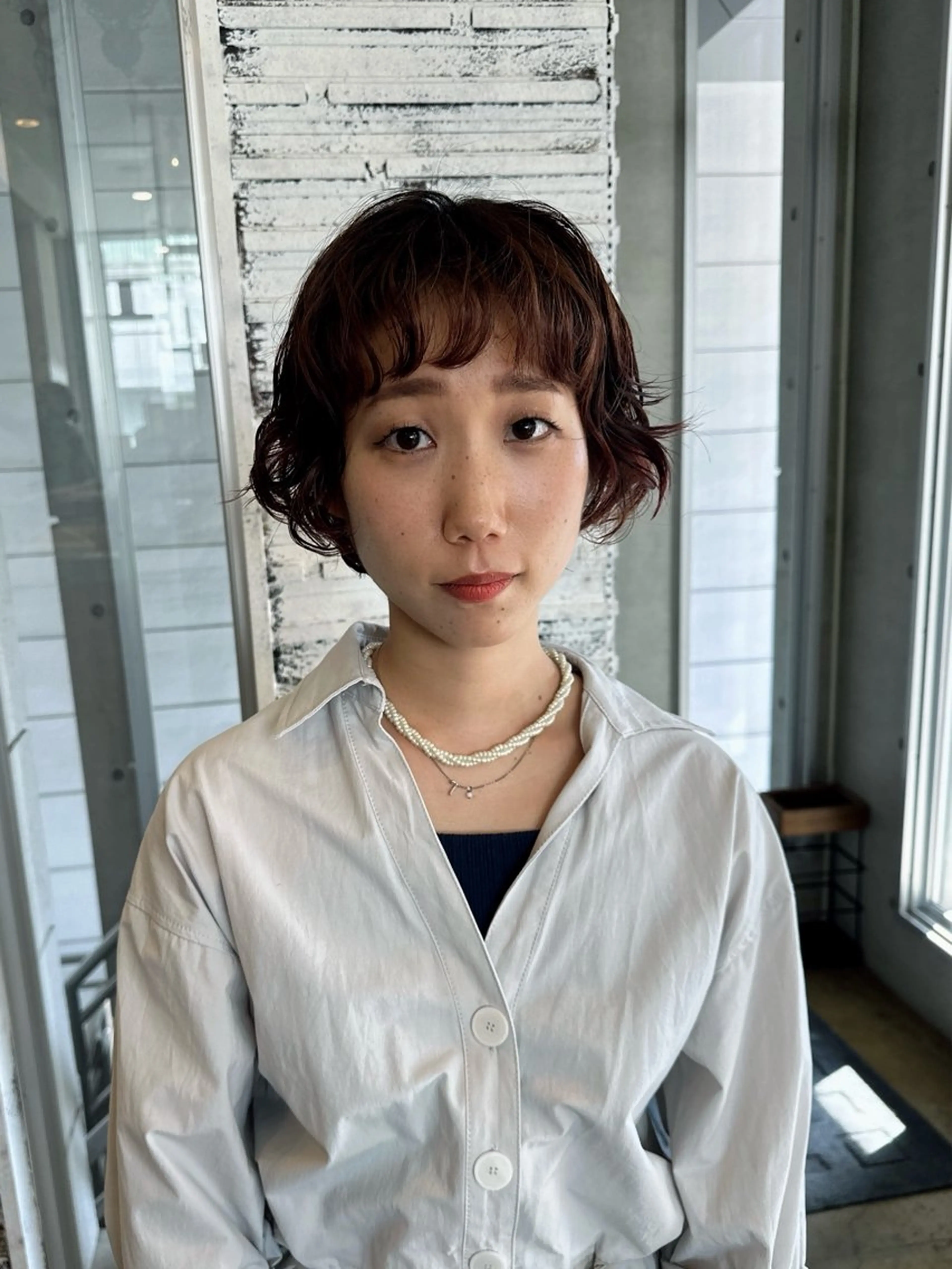 ショート パーマ ボブ ショートヘア ✨酸性ストレート✨ メンズ縮毛矯正光太郎のヘアスタイル