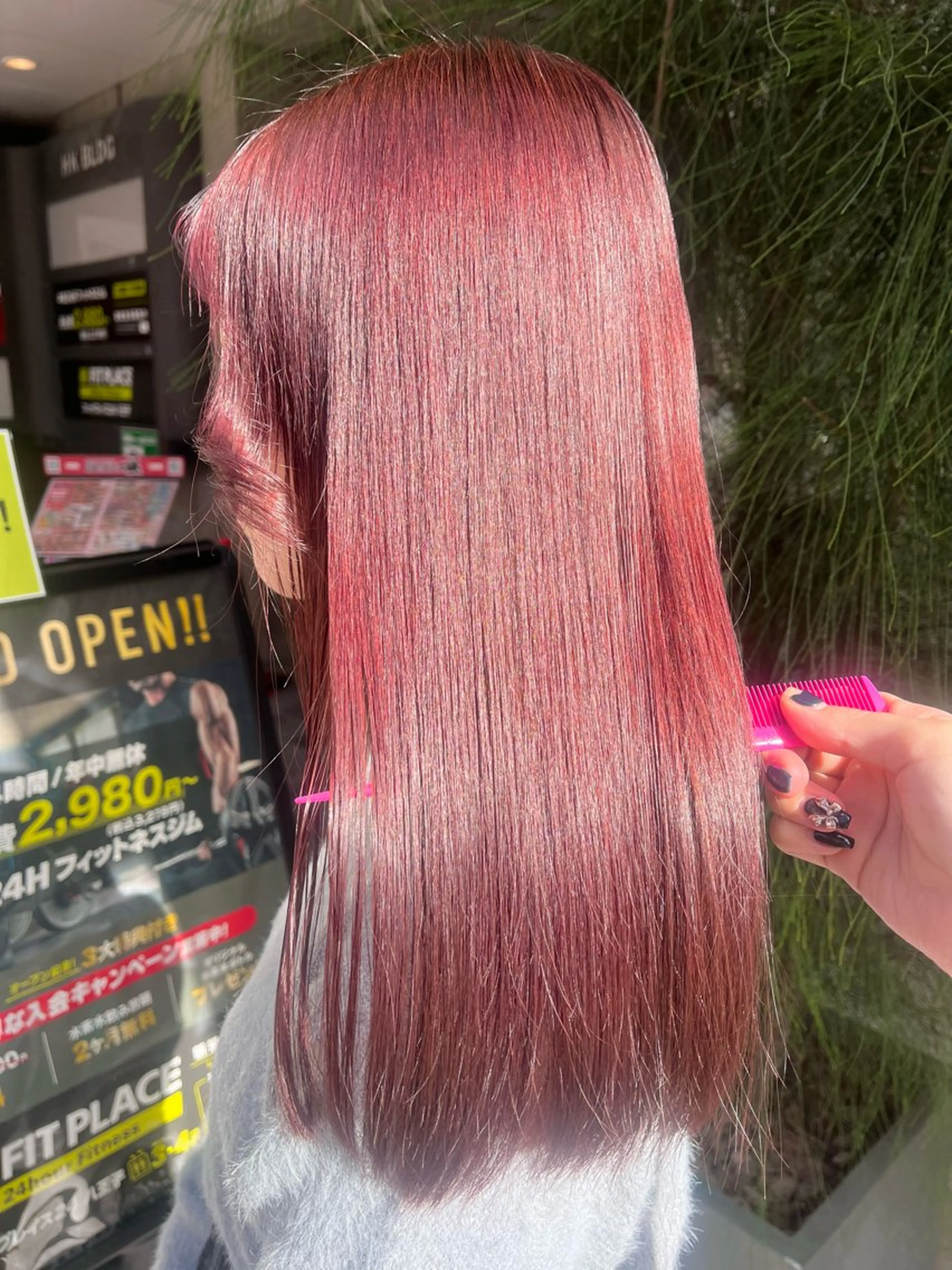 ロング カラー バレイヤージュ ブリーチ ケアブリーチ ダブルカラー イヤリングカラー カラーモデル⚡️ REONのヘアスタイル