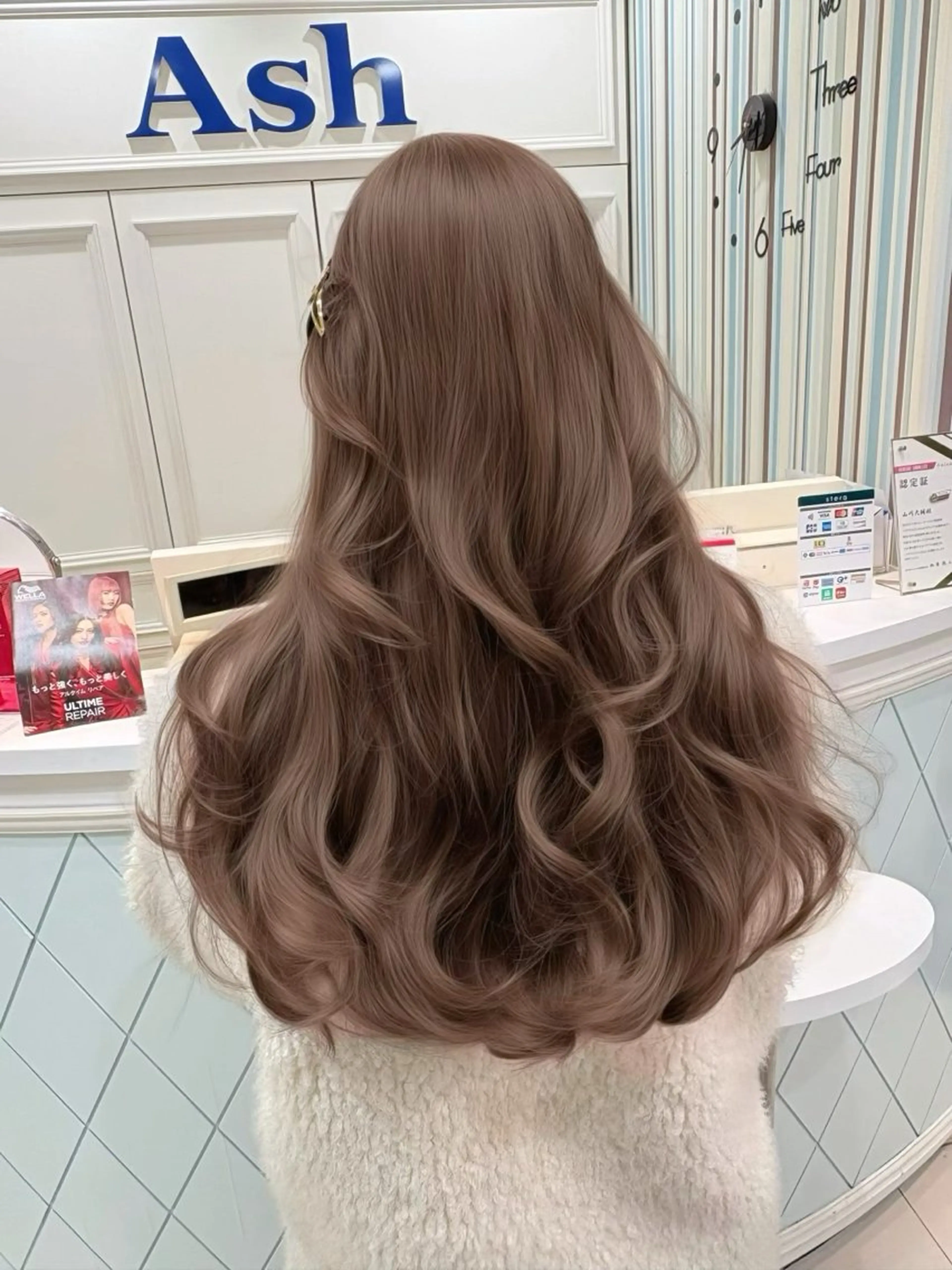 🍼【透け感抜群】🤎ブリーチ無しダブルカラー＋cmc.pptトリートメント¥17000の写真