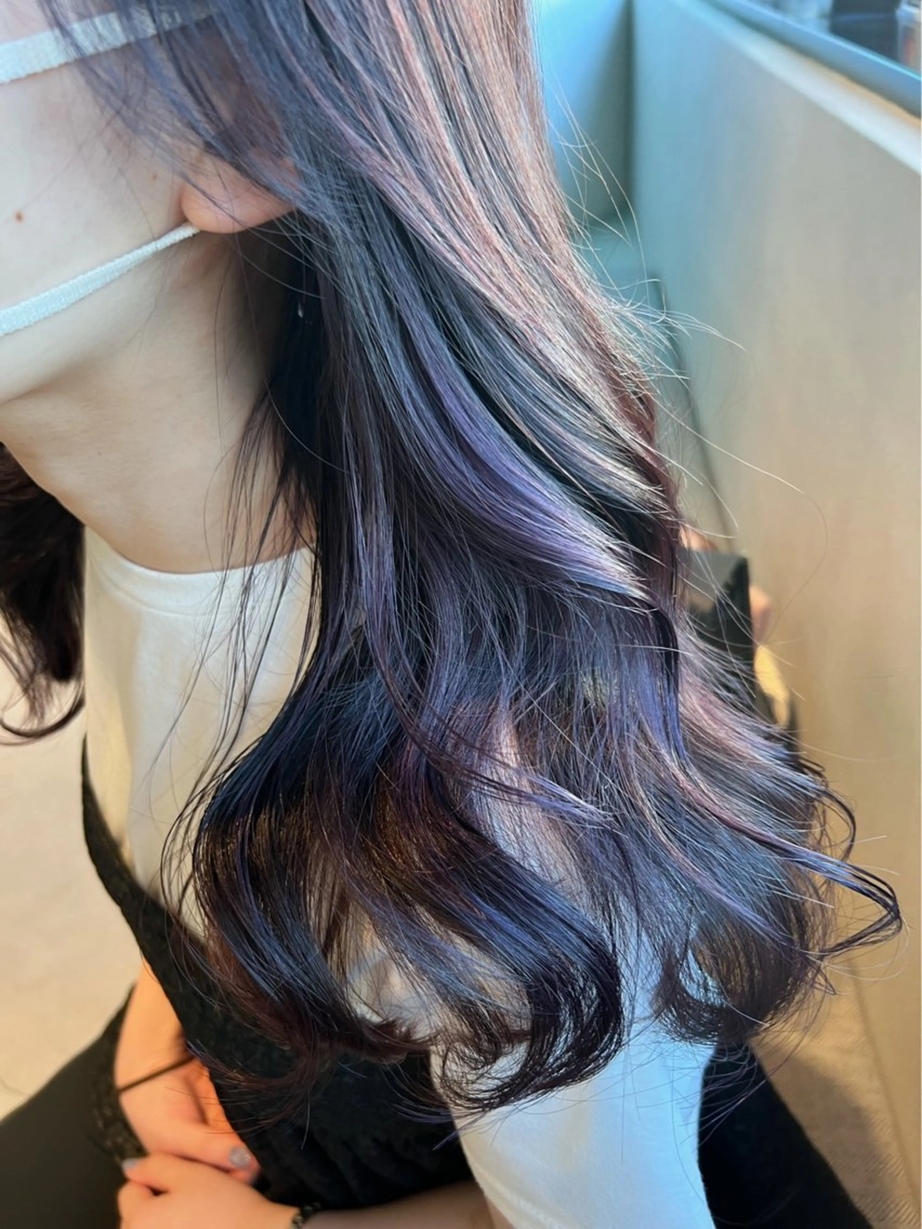 ロング カラー ヘアカラー トリートメント 🌐👽フクイ キララ🌎💎のヘアスタイル