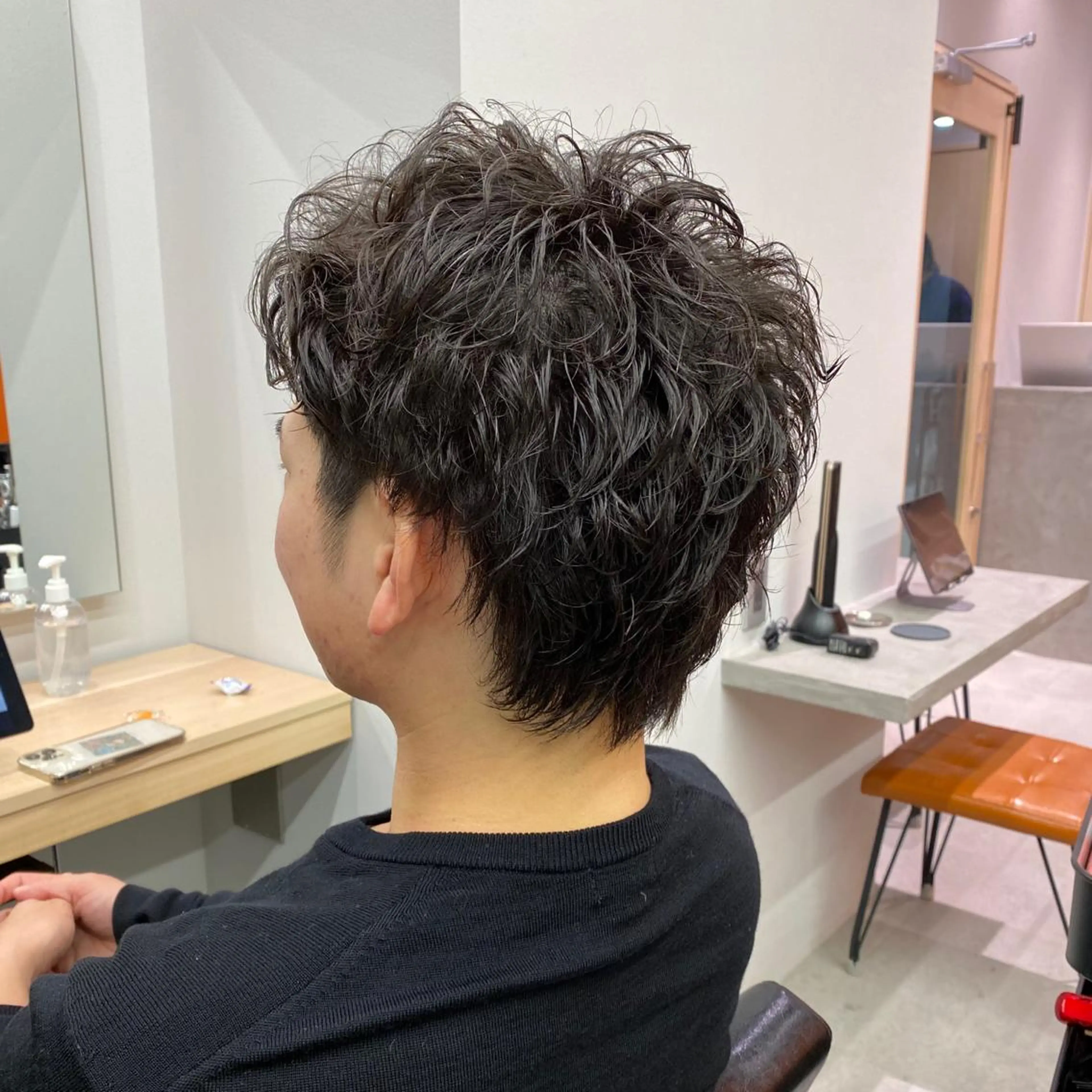 メンズ カット パーマ soLo所属・🟠火曜限定🟠染谷 駿介🟠髪質改善🟠のヘアスタイル