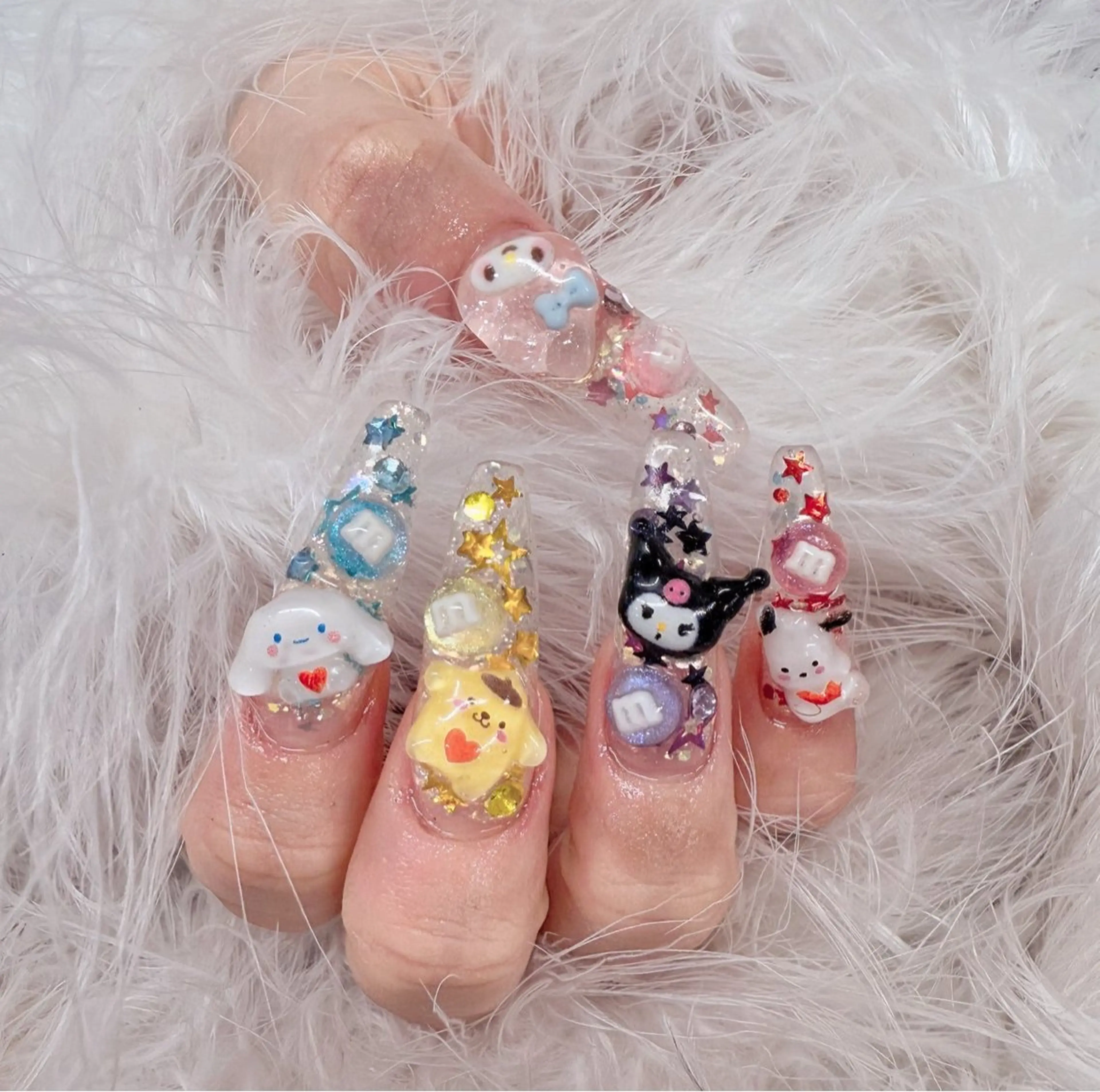 ネイル アートネイル フラッシュネイル フラワーネイル ジェルネイル ガーリー Puti nailのネイルデザイン