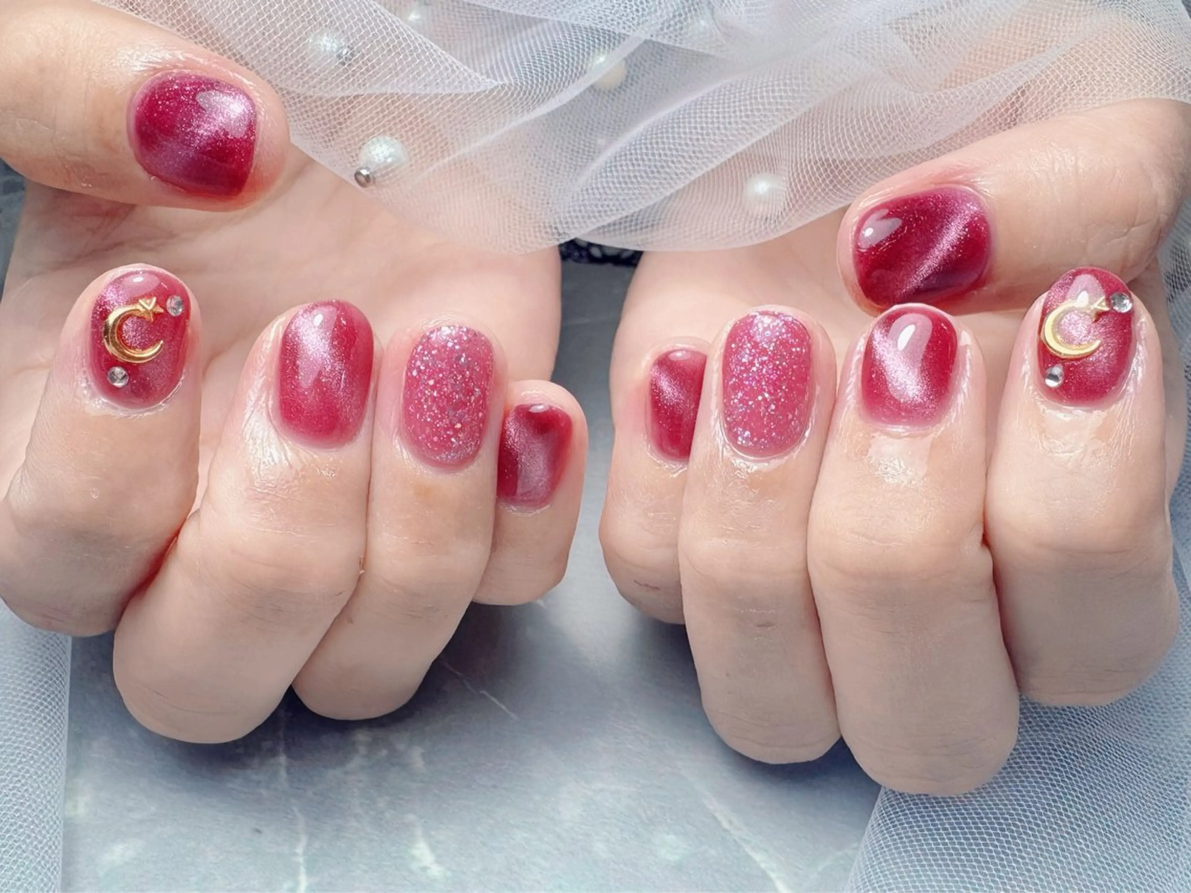 ネイル ハンドネイル マジックミラー所属・マジック ミラーのネイルデザイン