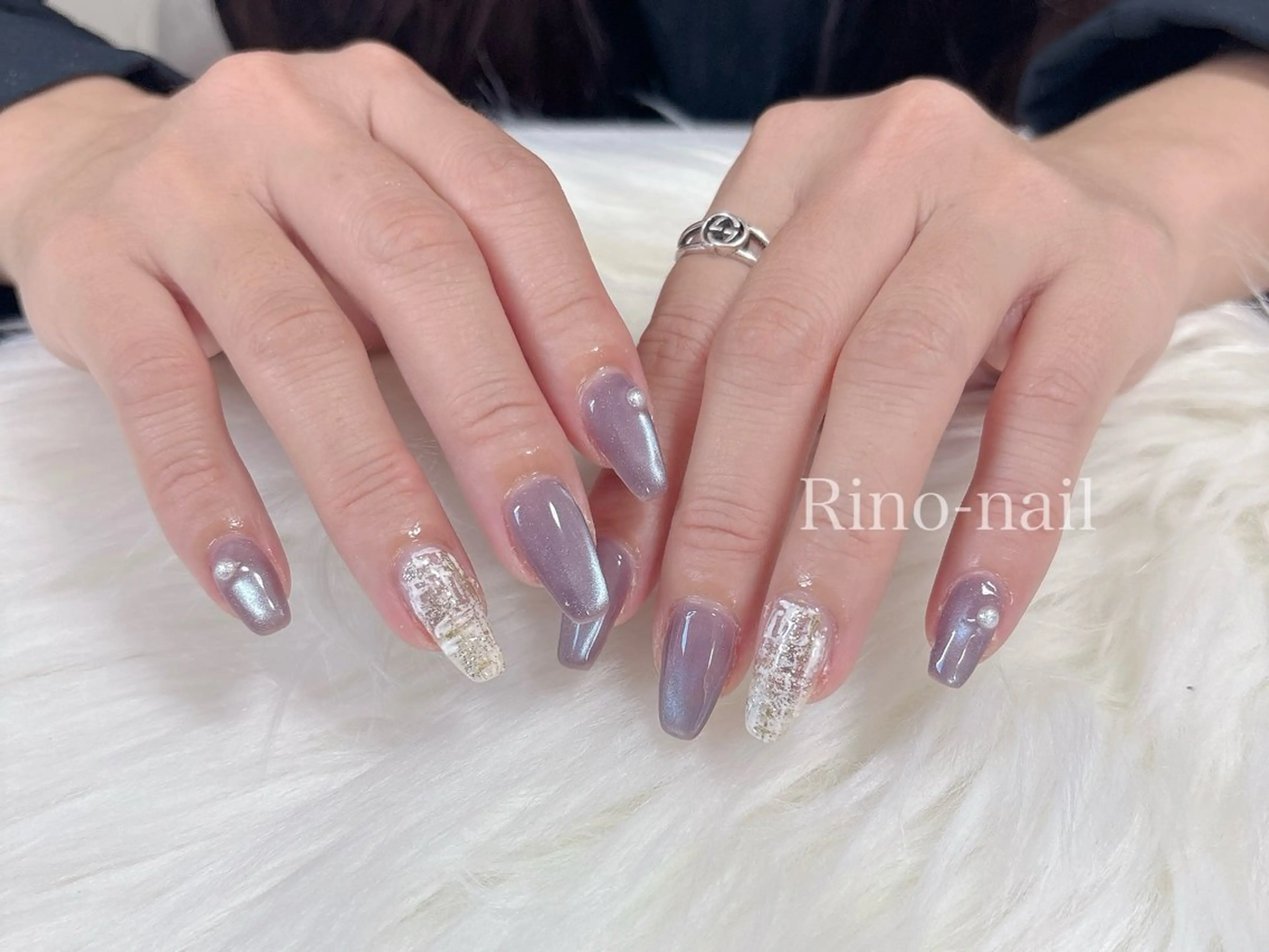 ネイル ハンドネイル 園田 りののネイルデザイン