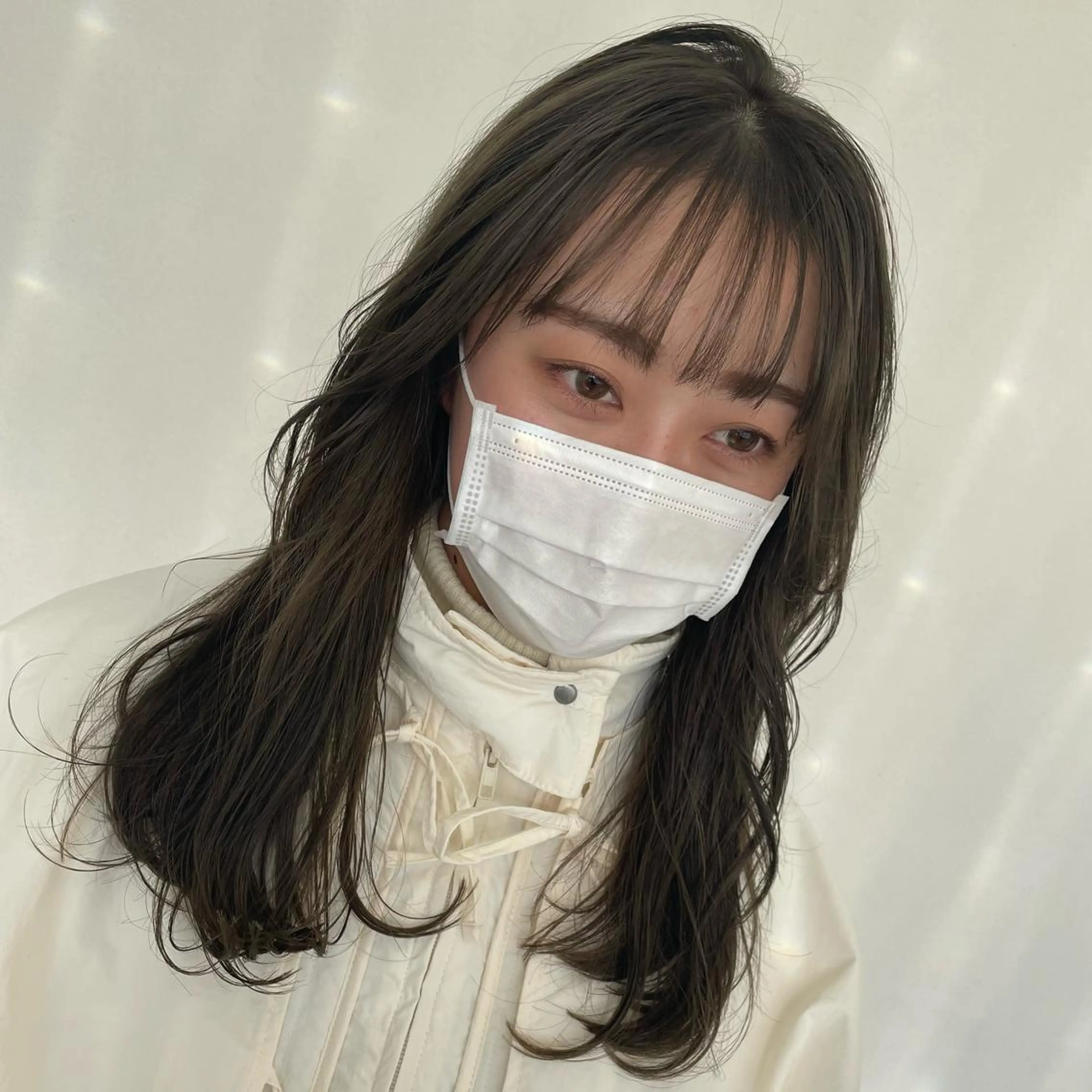 ロング カラー tablier所属・tablier 熊谷日菜子のヘアスタイル